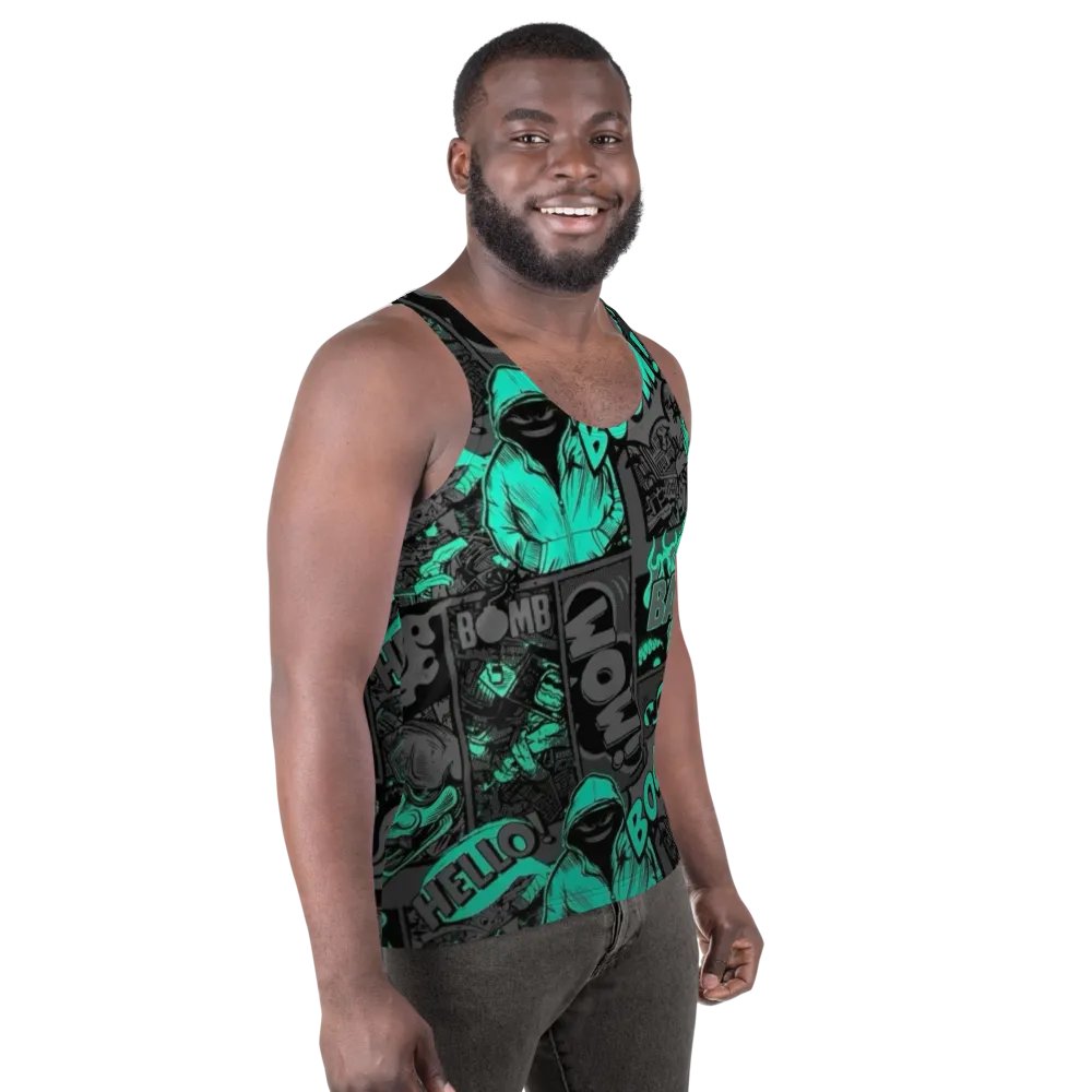 Urban Vibes Comic Tank Top product image (7)