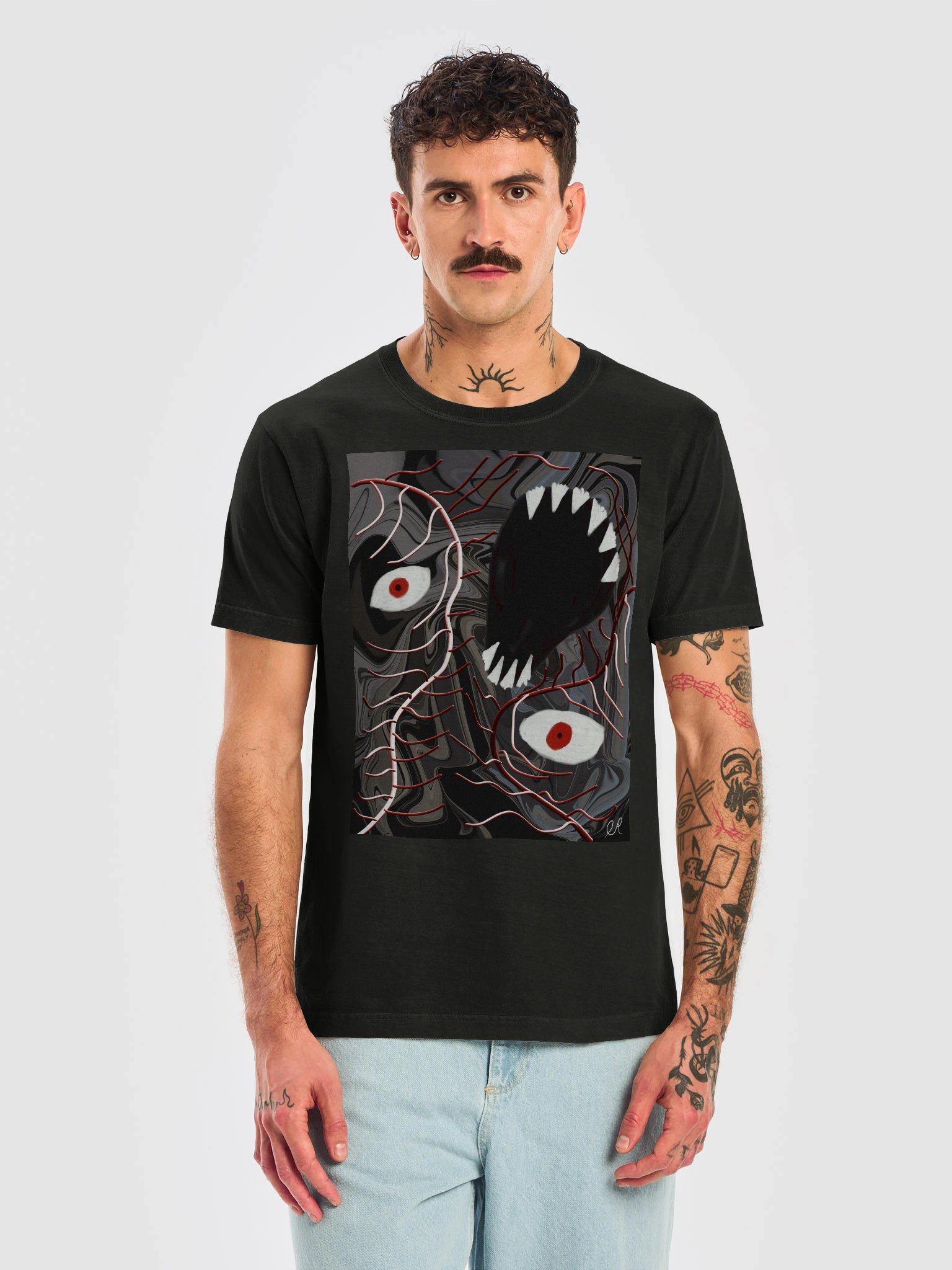 Crimson Core Marbled Tee product image (5)