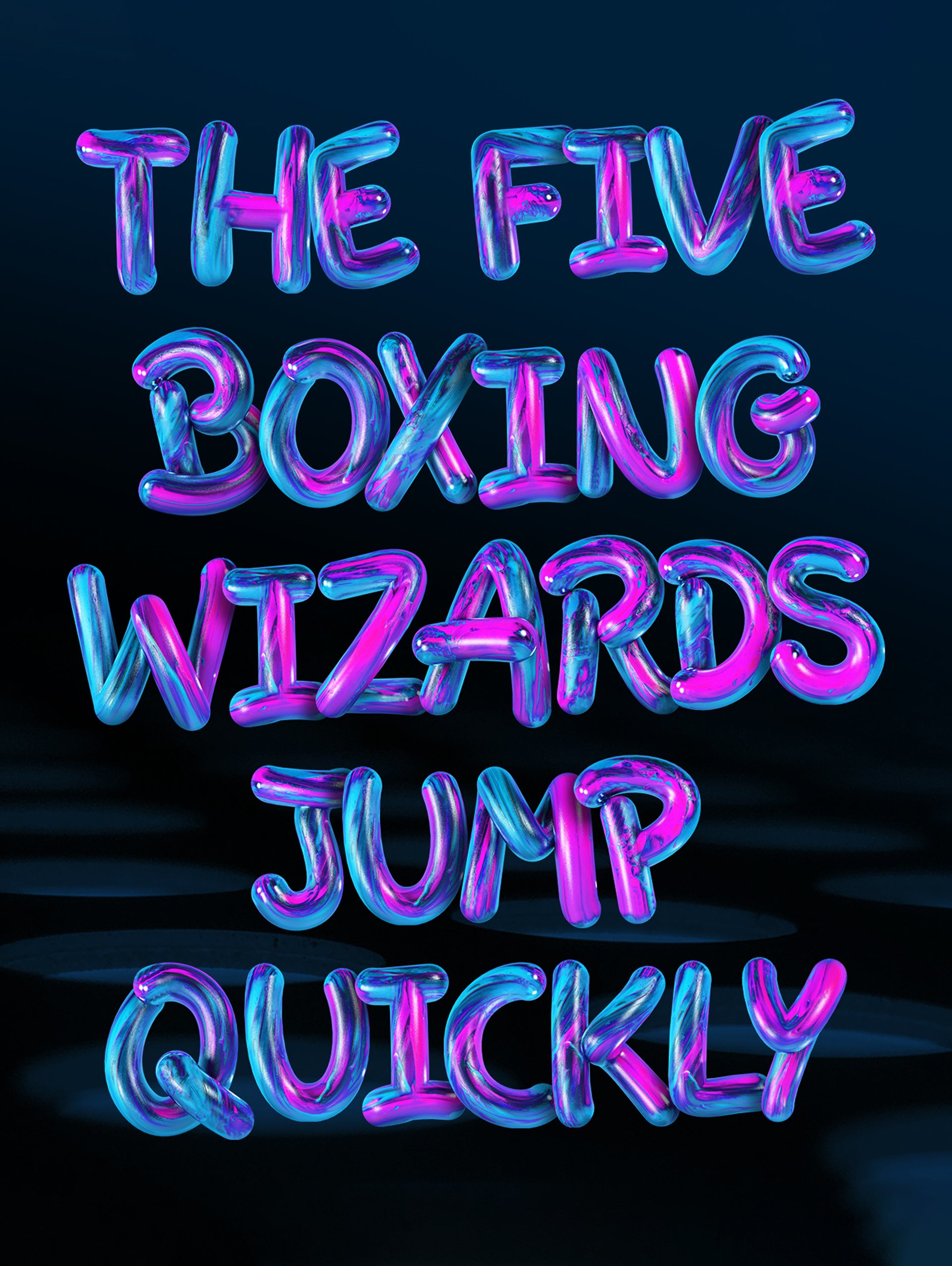 Blend 3D Font product image (5)
