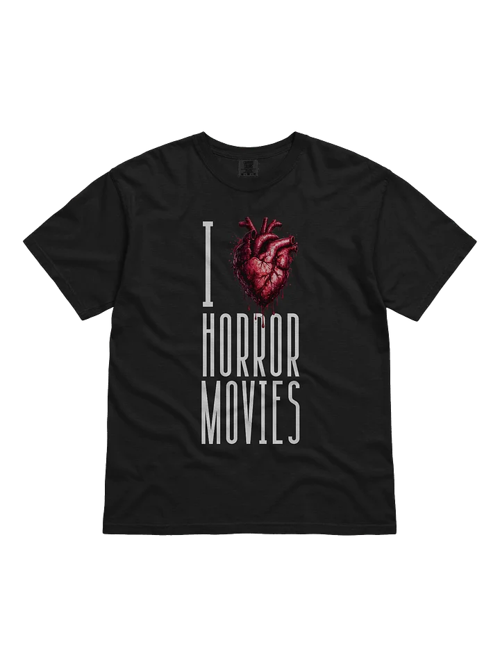 I Love Horror Movies (Heart) T-Shirt product image (1)