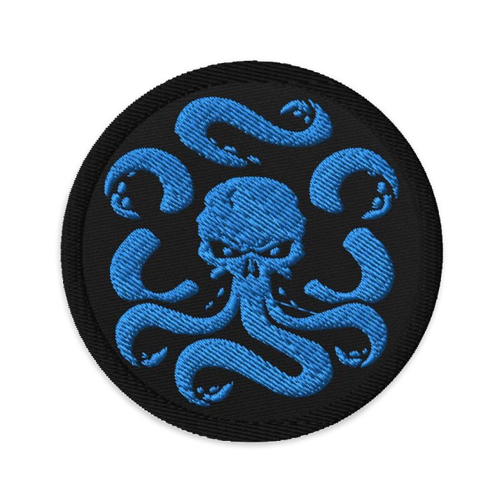 Basic Blue Embroidered Patch product image (1)