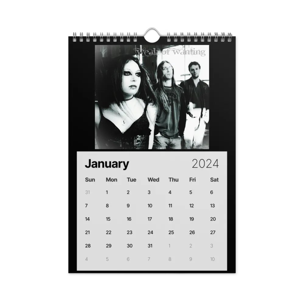 Weak Of Wanting Band 2024 Calendar product image (8)