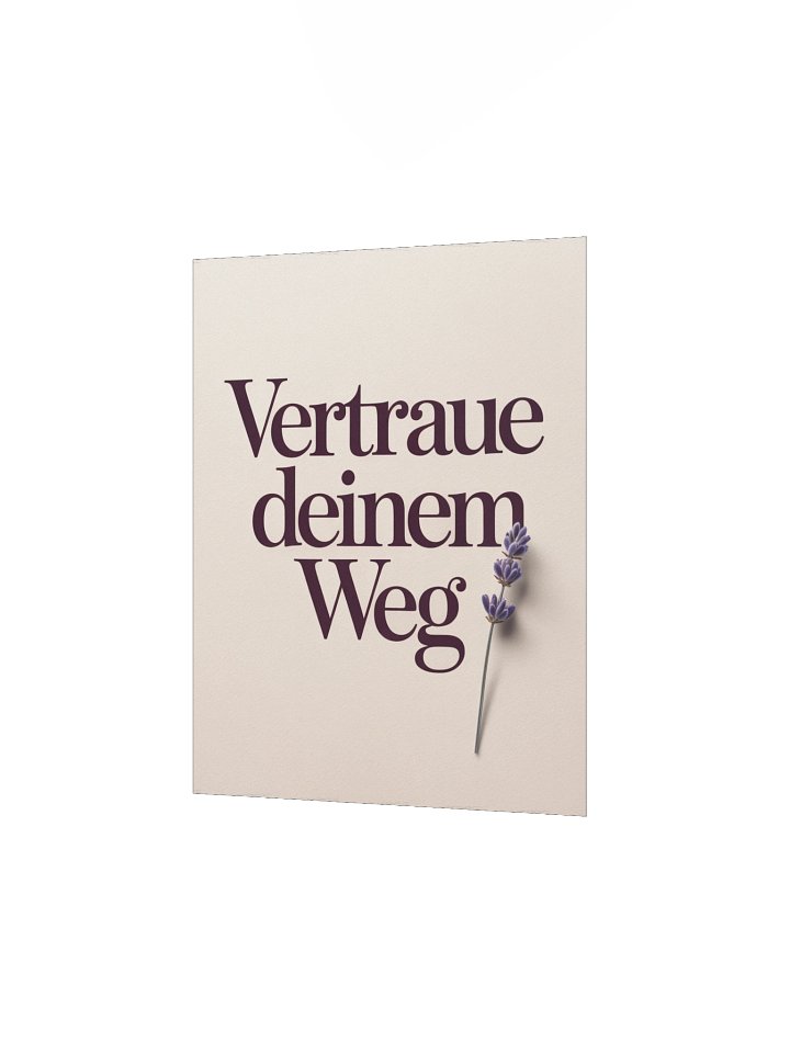 Calm Walls Print – Vertraue deinem Weg product image (5)