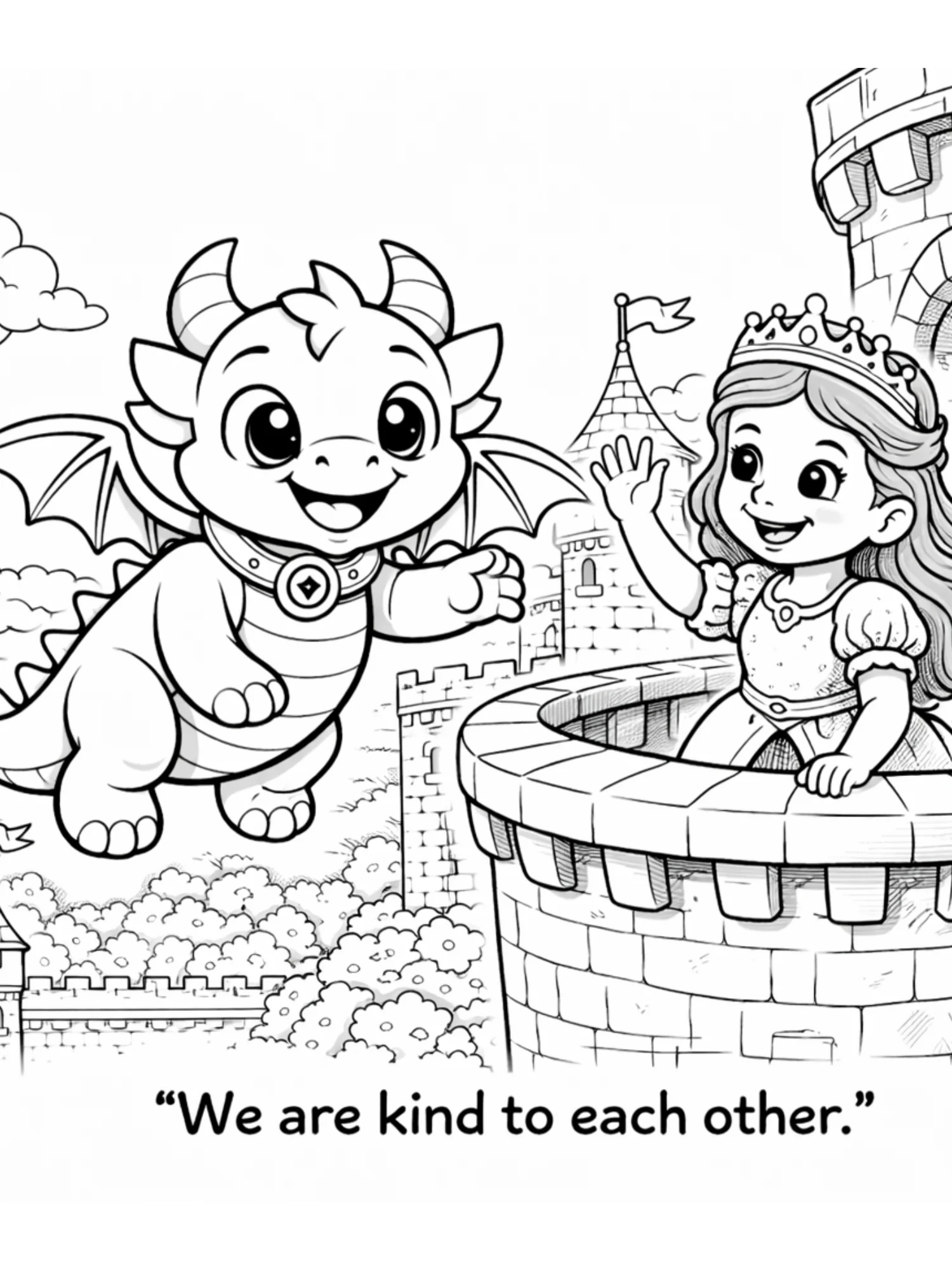 Ember the Dragon’s Castle Adventures Coloring Book product image (2)