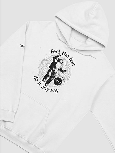Get your fearless hoodie ‘Feel the fear and do it anyway’ before we chicken out and discontinue it