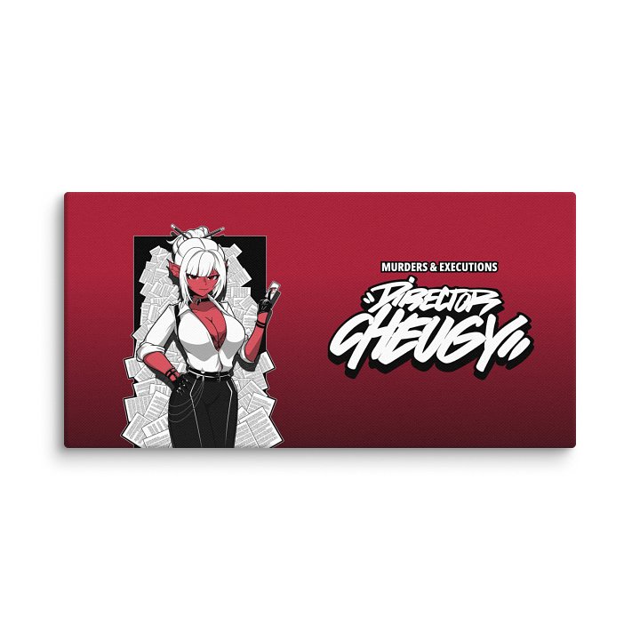 Murders & Executions Canvas Wall Art (Red) product image (1)