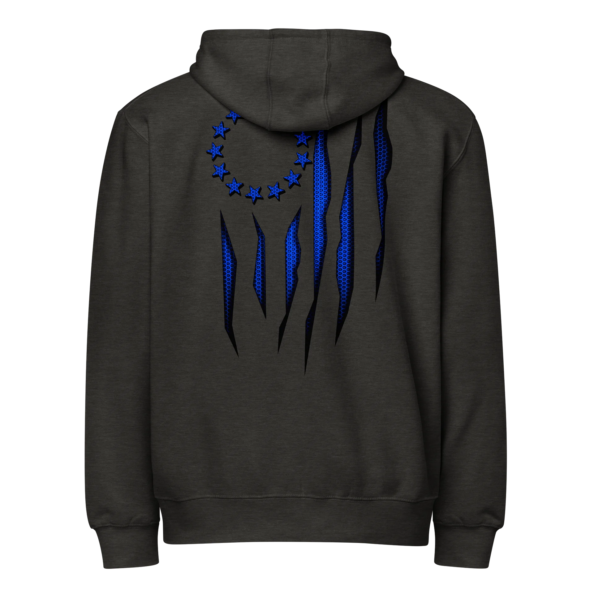 Blue Carbon Onyx Zip Hoodie product image (3)