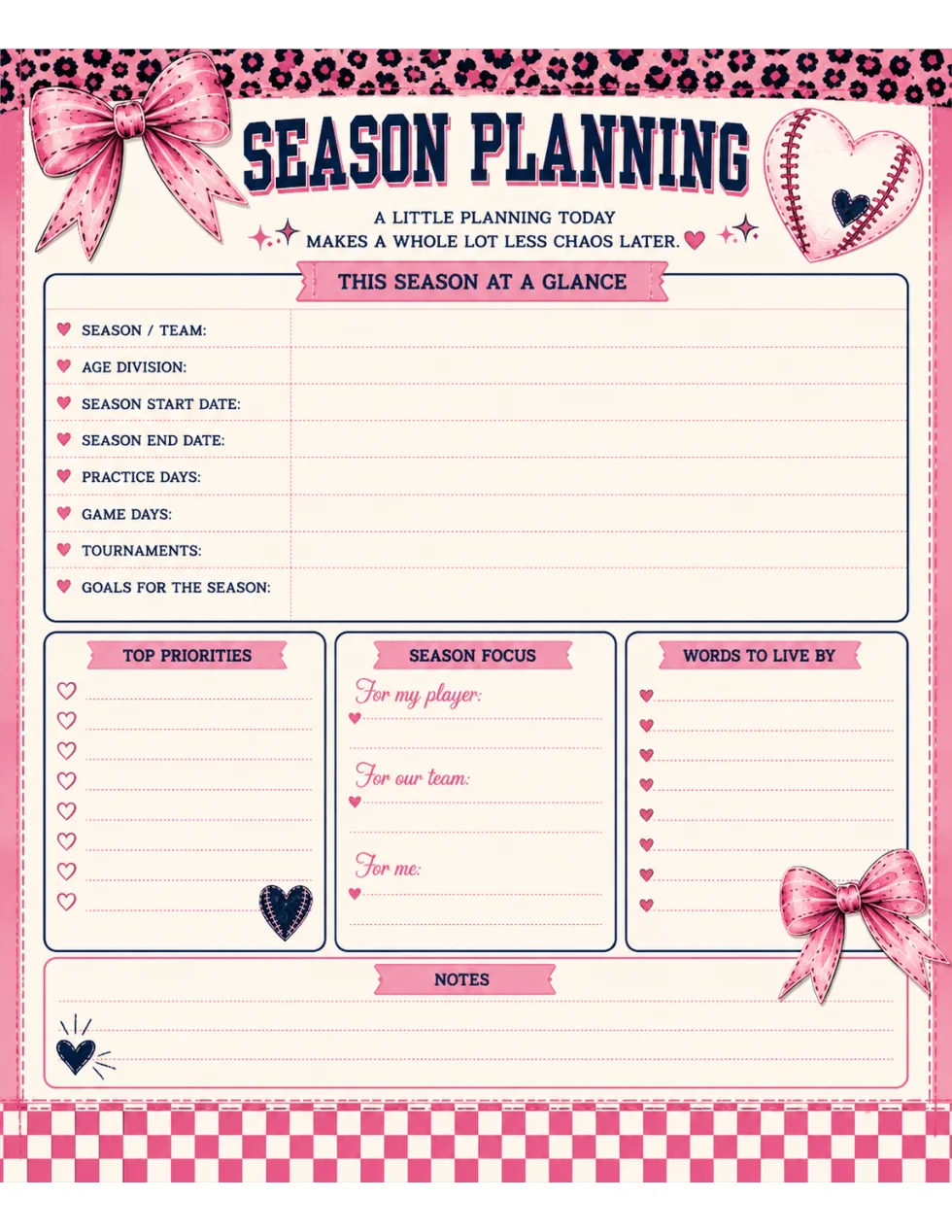 Season Planning Bundle | Printable PDF product image (2)