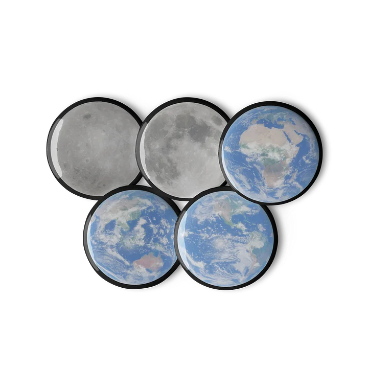 Earth & Moon Buttons product image (1)