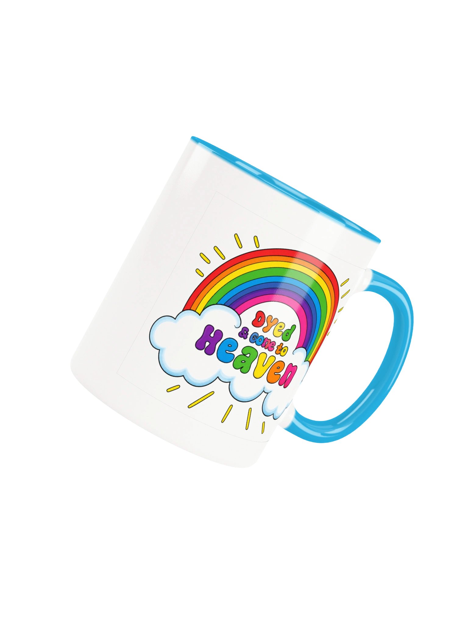 Dyed & Gone to Heaven Rainbow Mug product image (4)