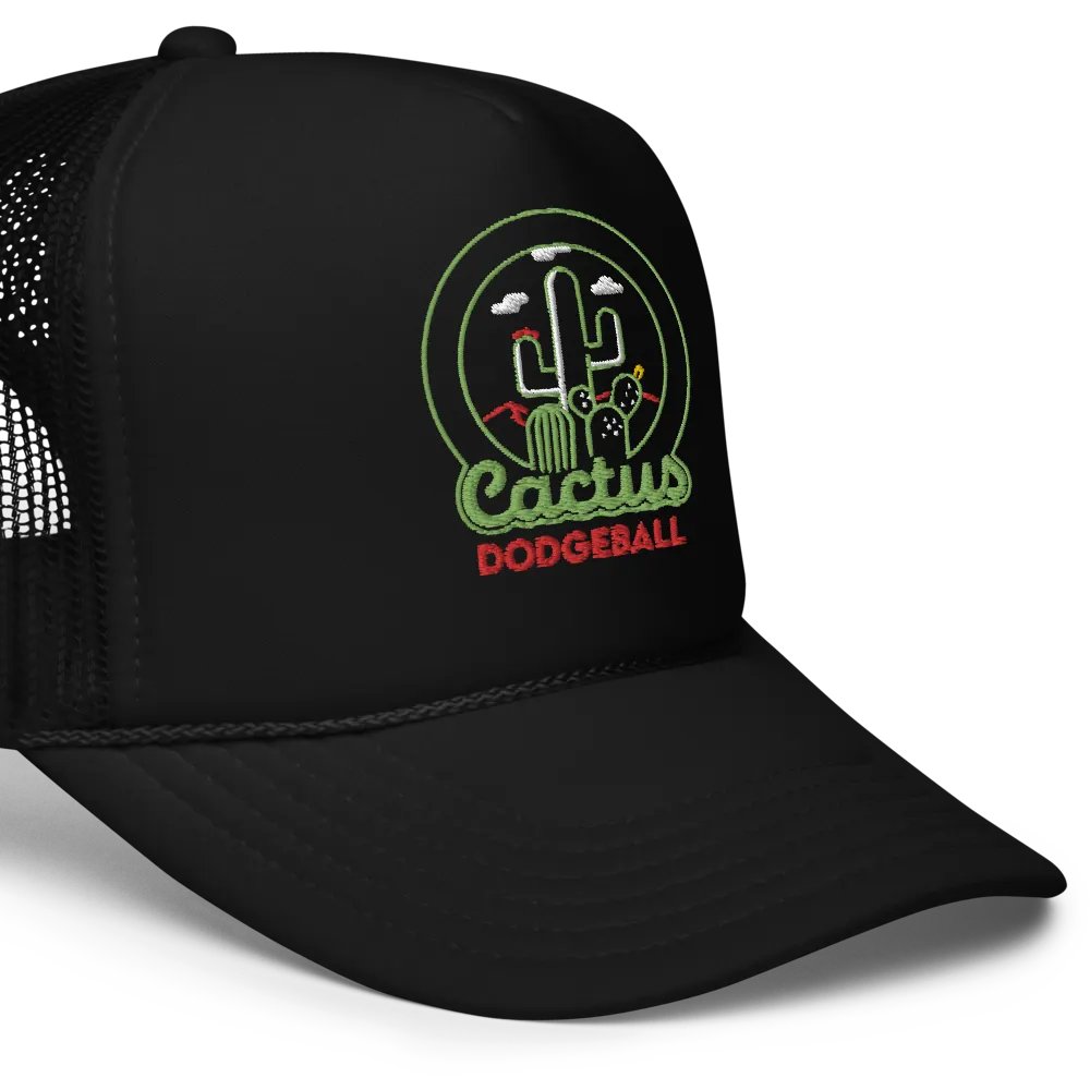 Cactus Dodgeball Foam Trucker Hat product image (13)