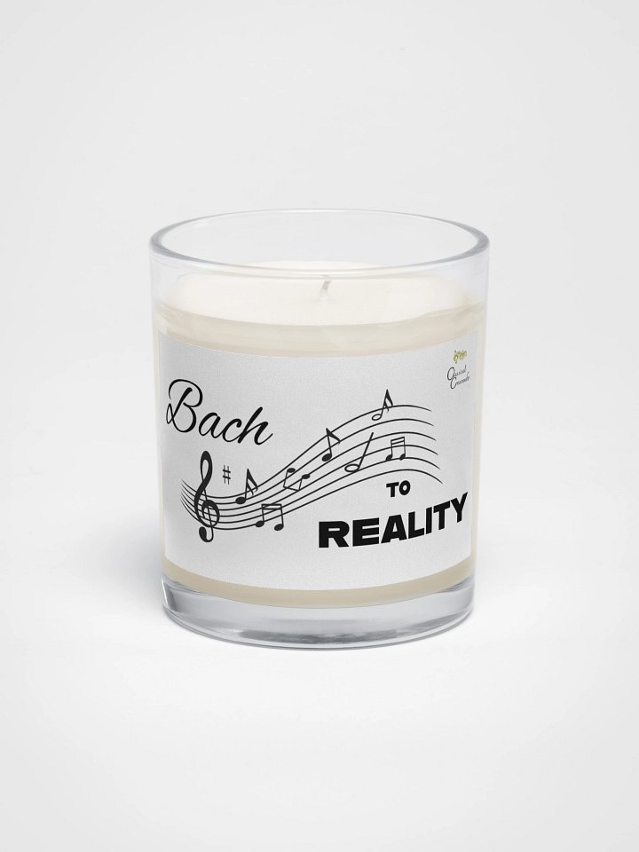 “Bach to Reality” Luxury Candle – Where Music Meets Attitude product image (1)