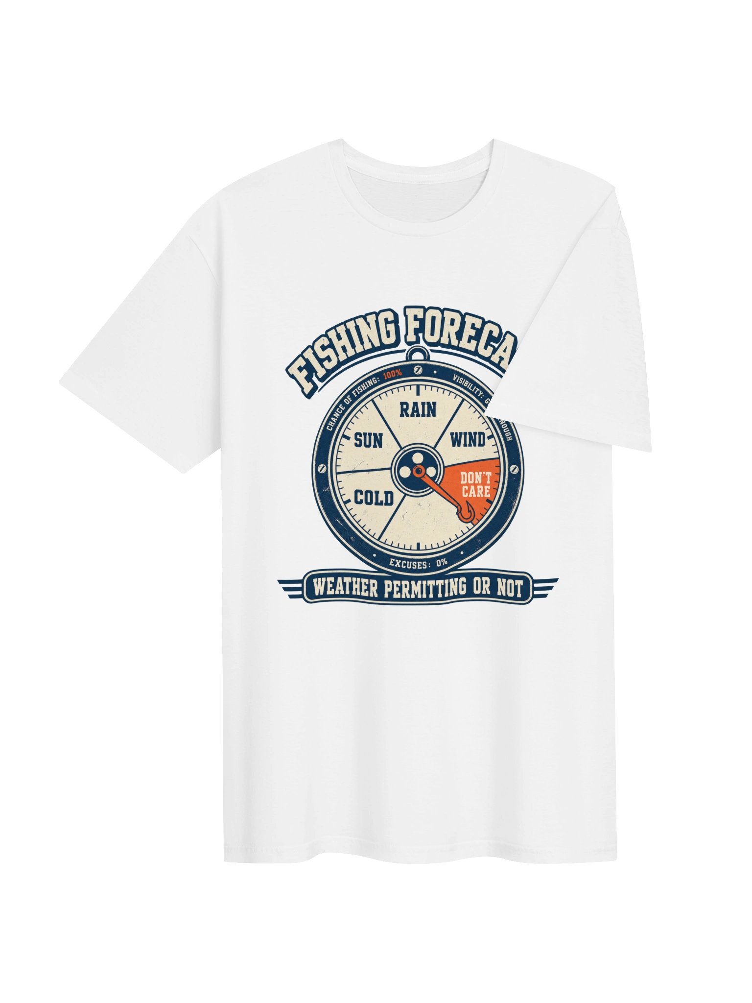 Fishing Forecast — Weather or Not T-Shirt product image (64)