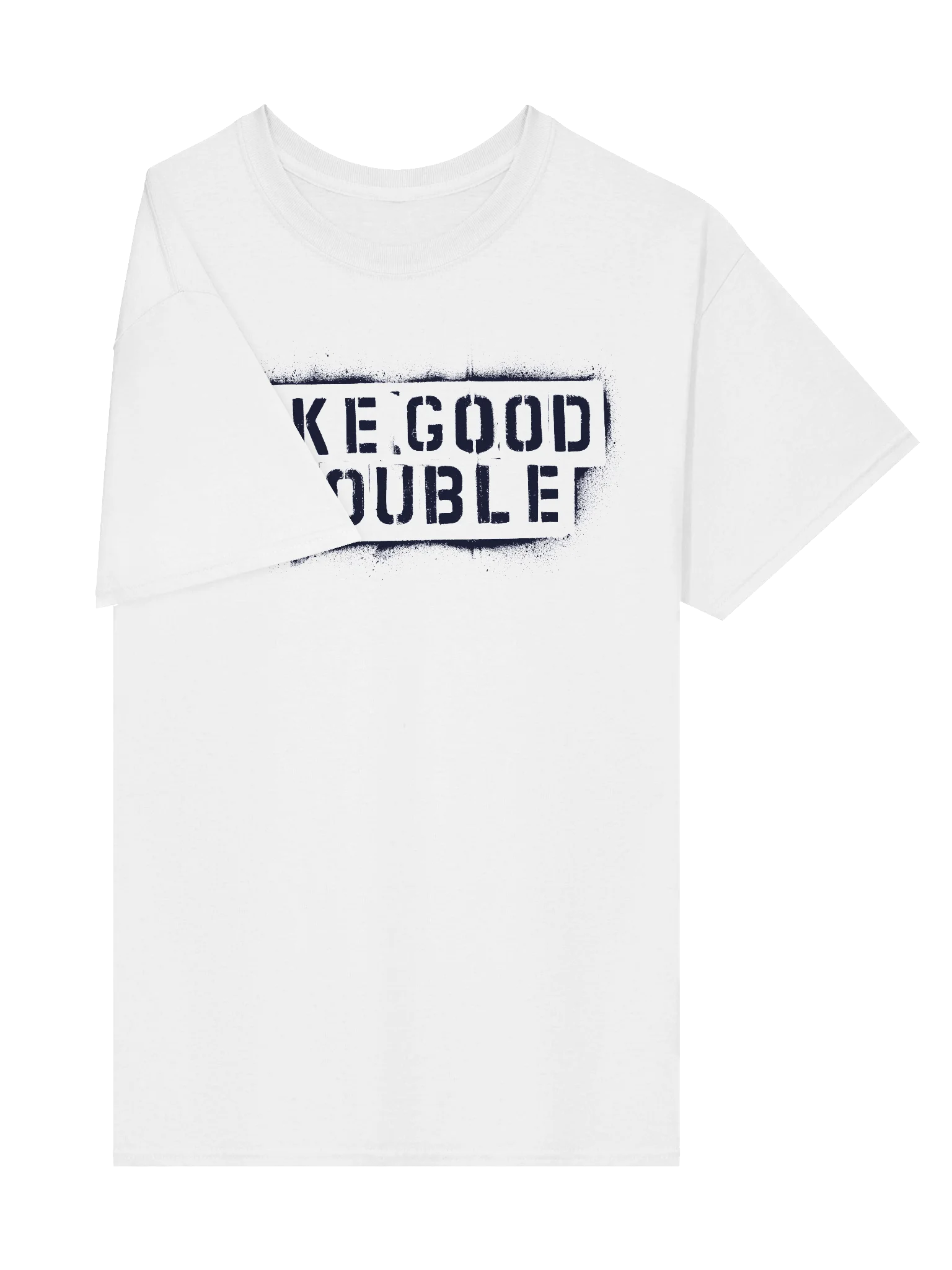 Make Good Trouble Gildan Heavyweight T-Shirt black letters product image (3)