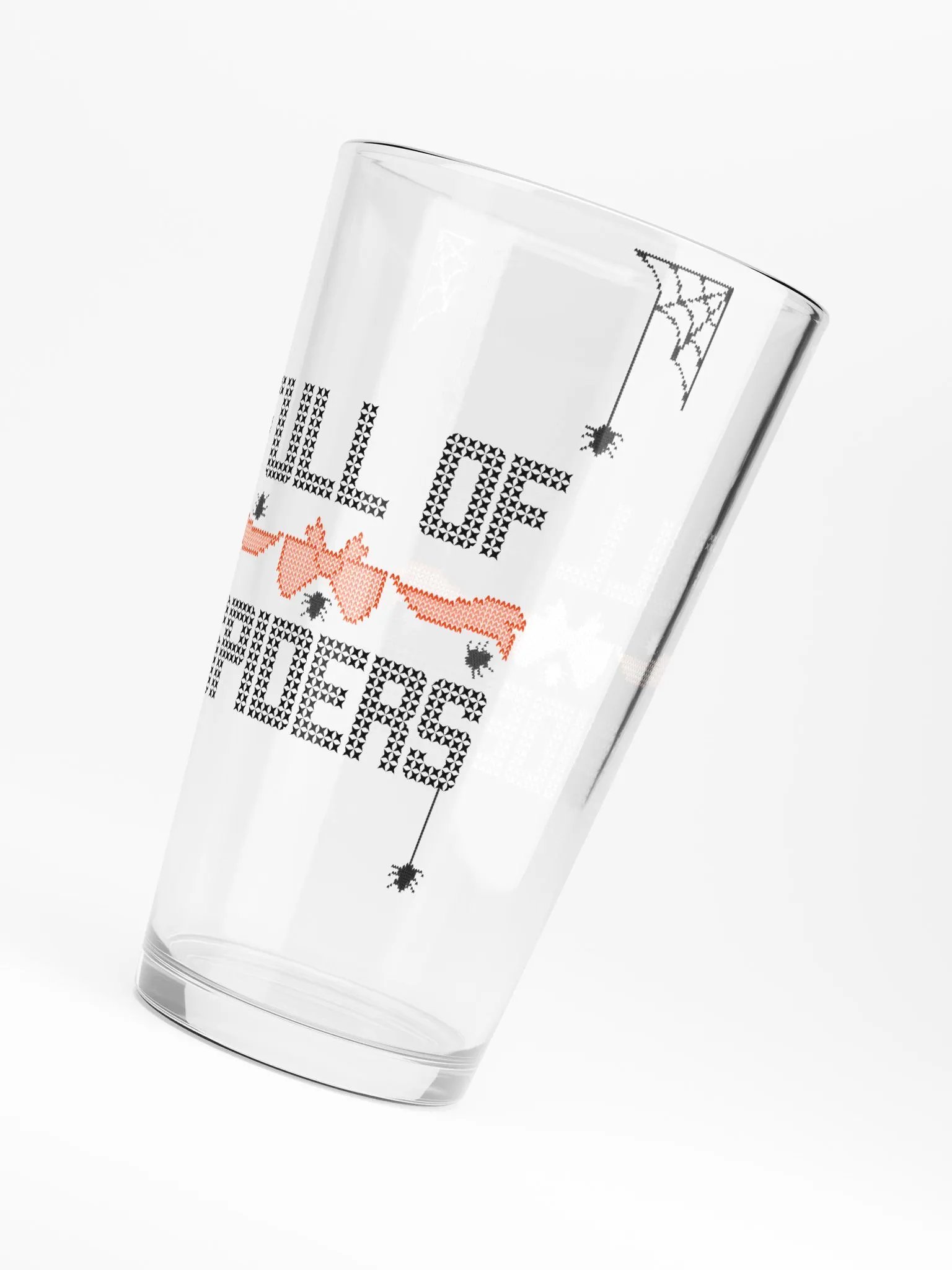 Full of Spiders pint glass product image (6)