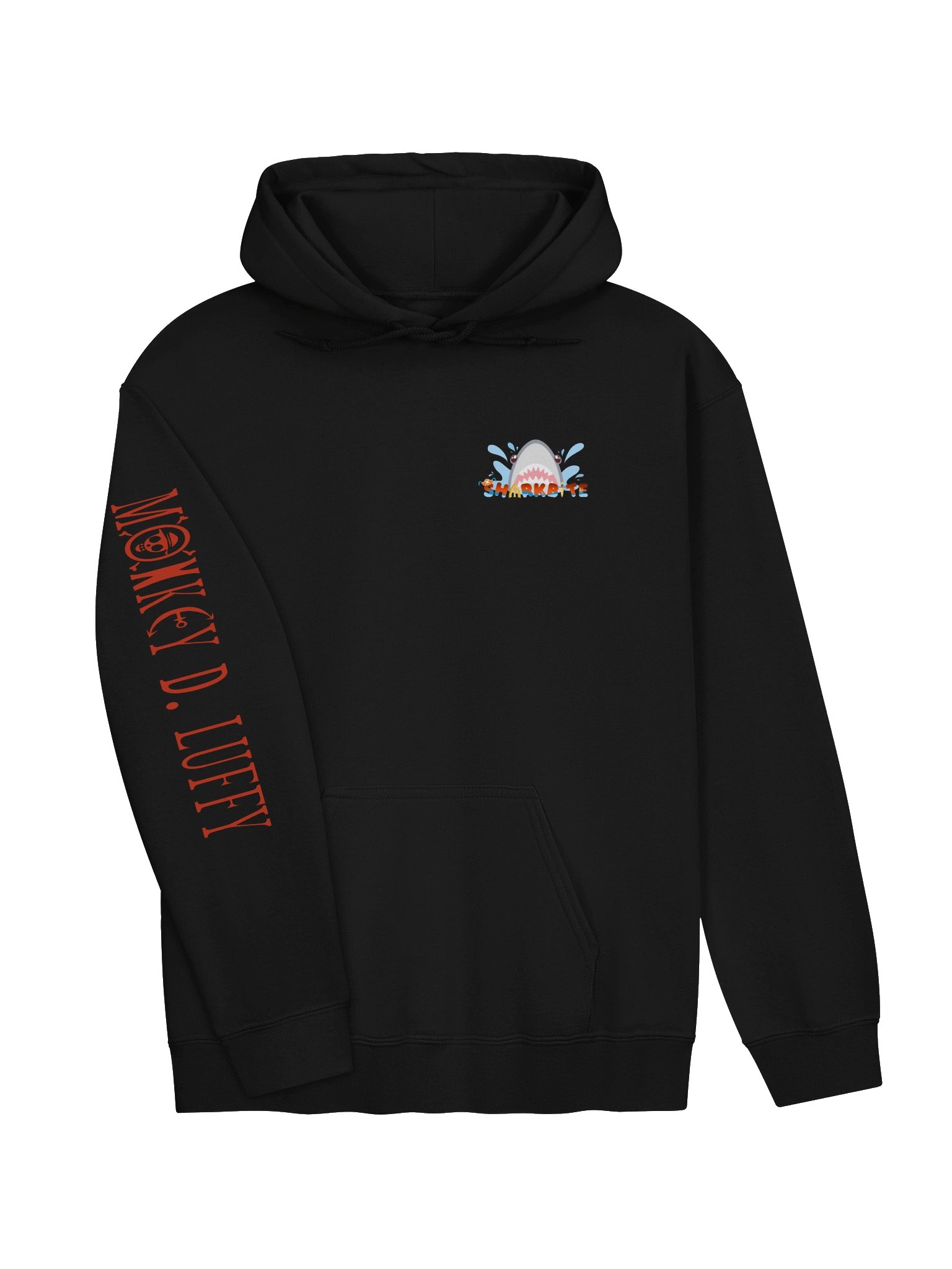 Shark D. Luffy Hoodie w/ Colored Text product image (3)