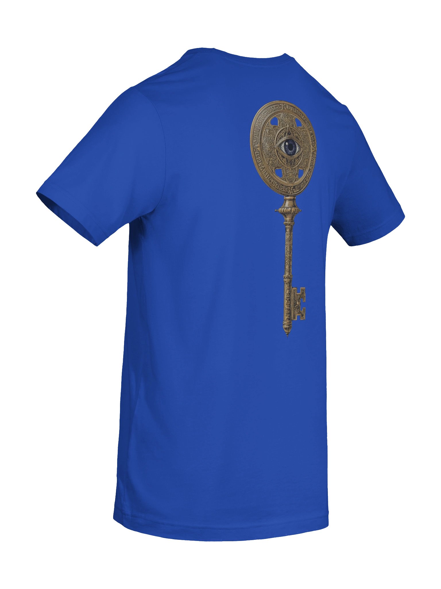 The Gatekeeper’s Key Classic T-Shirt – Front & Back Print | True Royal | Bella+Canvas 3001 product image (10)