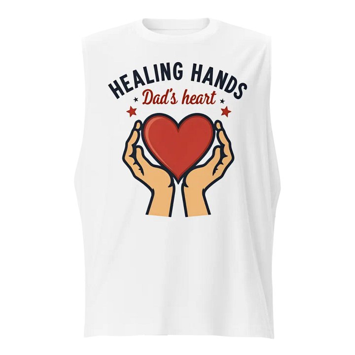 Healing Hands Dad's Heart Muscle Tank product image (1)