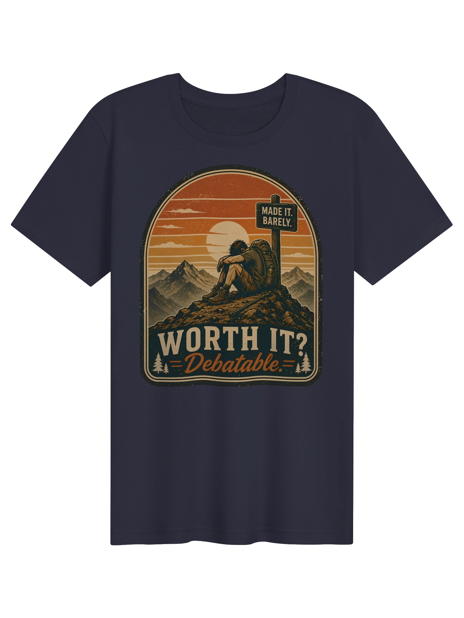 WORTH IT? Debatable Vintage Hiker Tee product image (1)