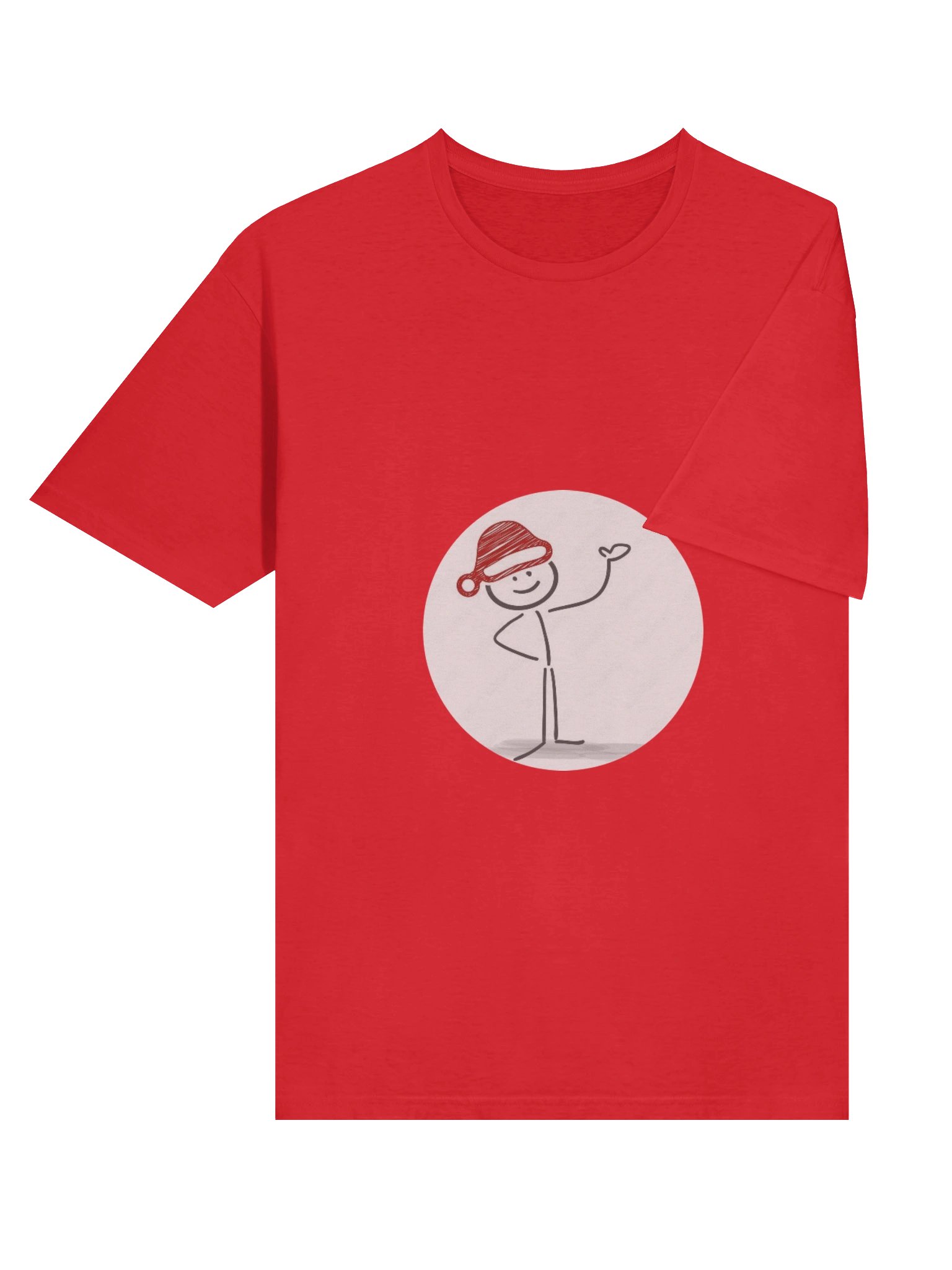 ItsRede Red Simple T-Shirt product image (6)