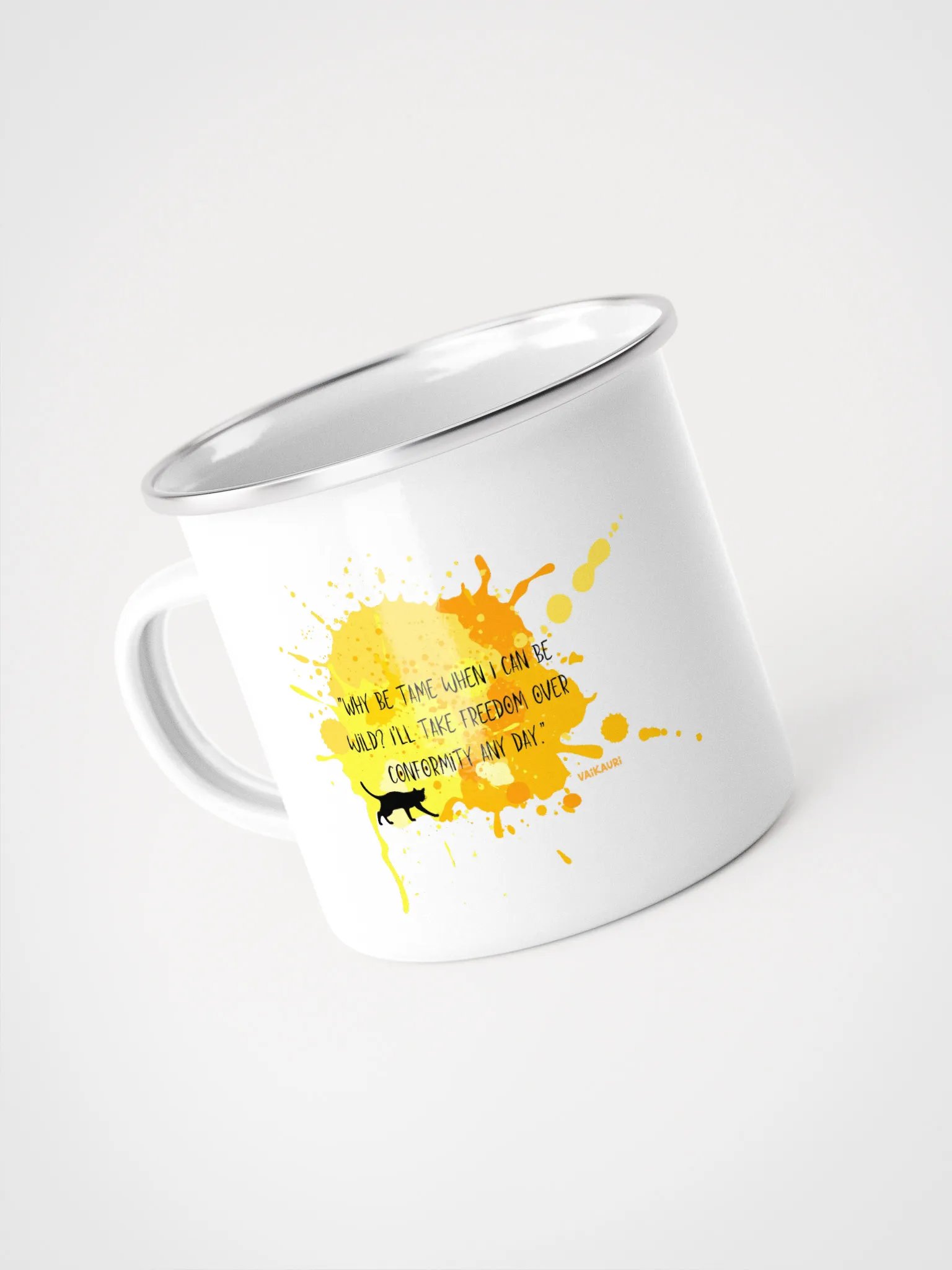 Wild & Free Enamel Mug product image (1)