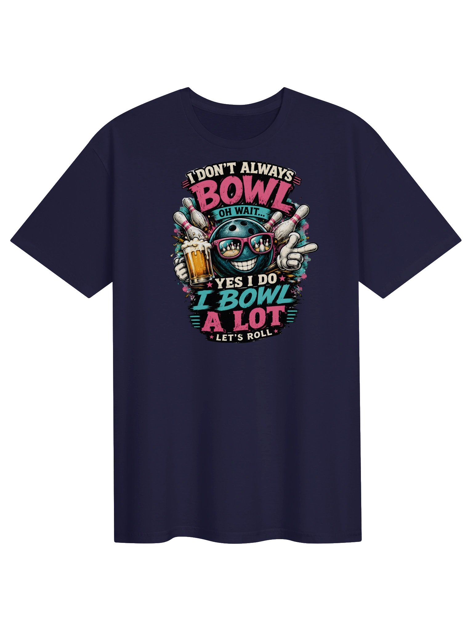I Bowl A Lot Bowling Tee product image (2)