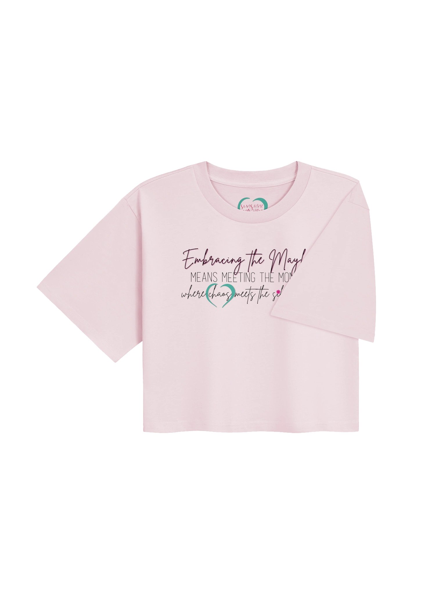 Embrace the Mayhem Crop | dark logo product image (11)