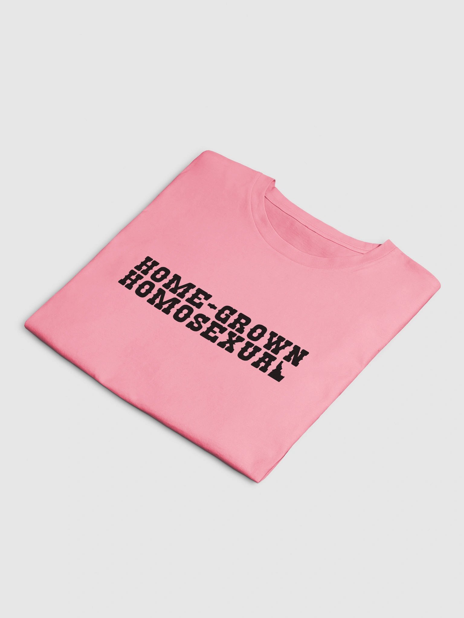 "HOME-GROWN HOMOSEXUAL" light crop top product image (3)