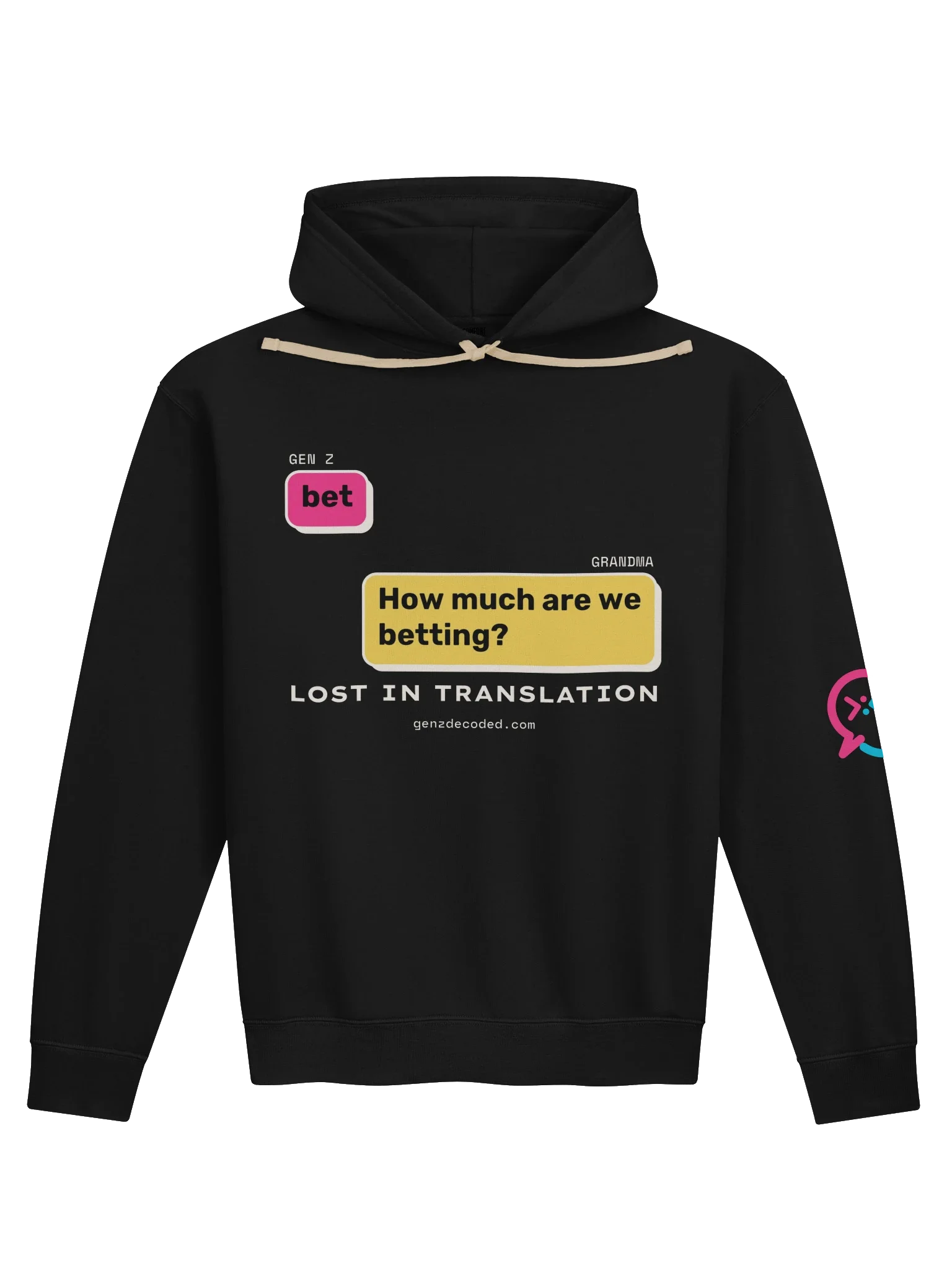 Bet Grandma Hoodie, Black