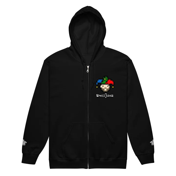 Pixelated Jester Zip Hoodie product image (10)
