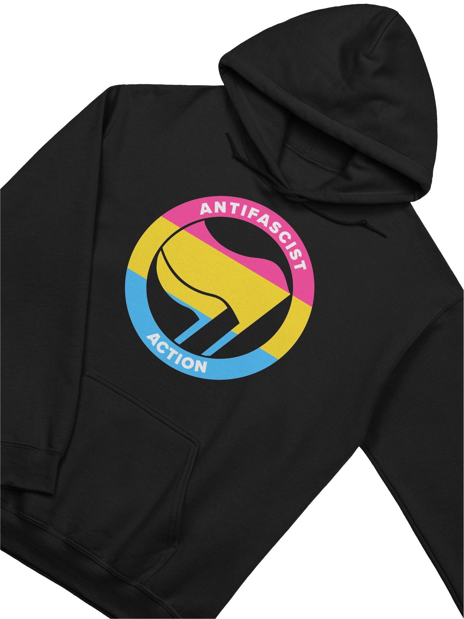 Antifa / Pansexual Pride Hoodie product image (3)
