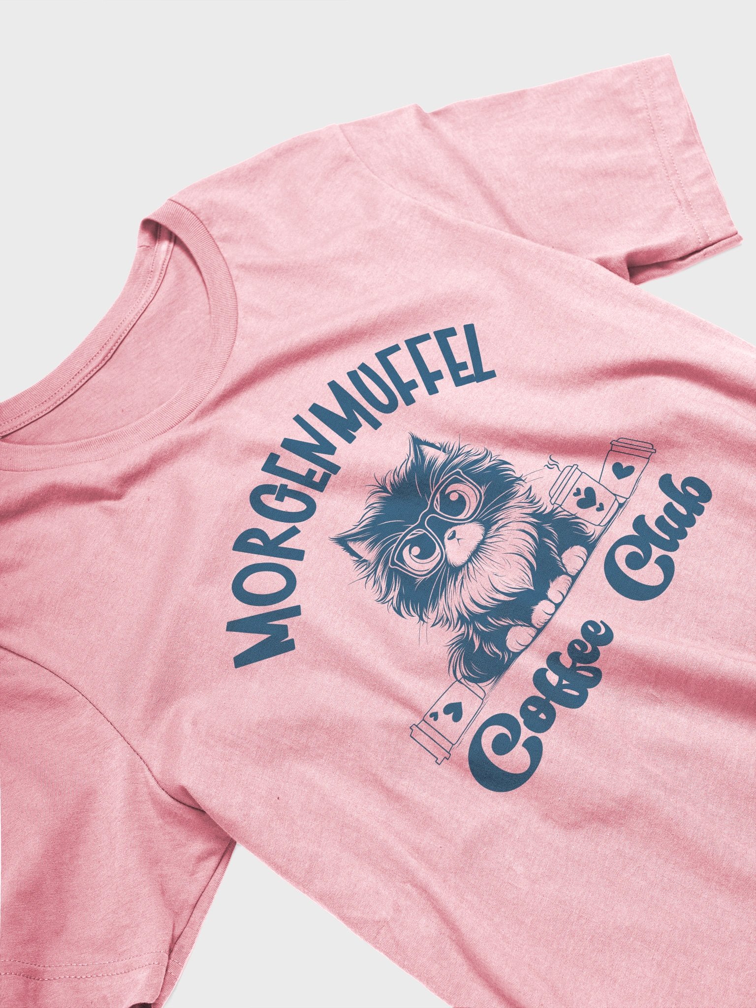 Morgenmuffel Cat Coffee Club T-Shirt product image (3)