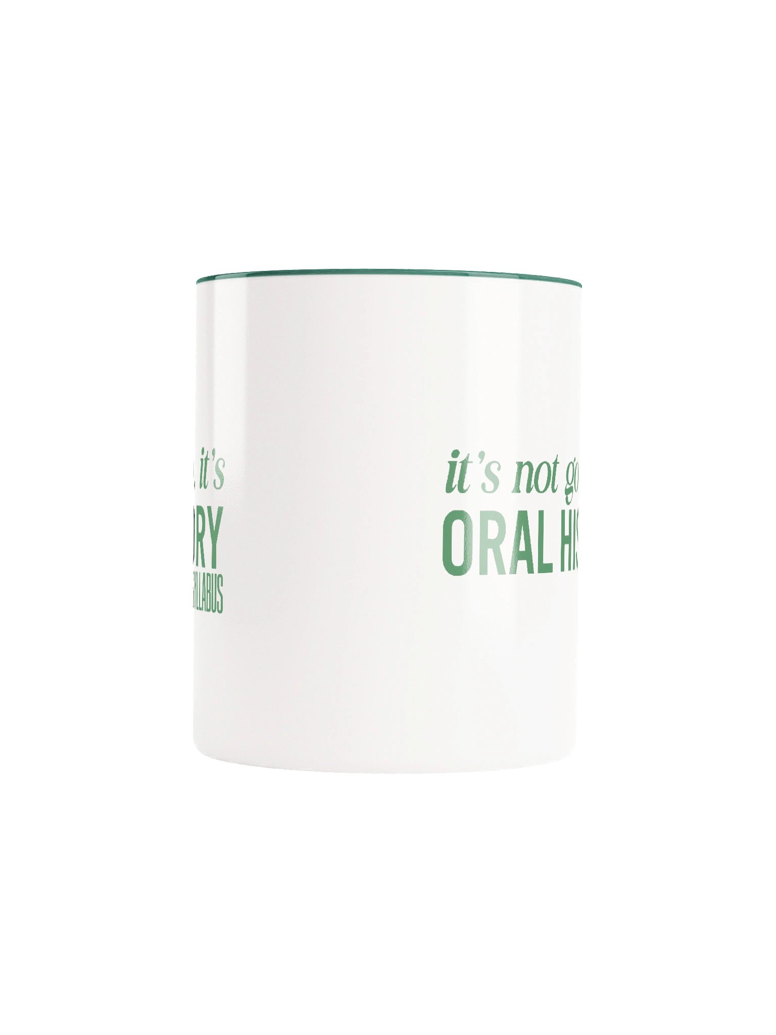 Oral History Mug Green product image (5)