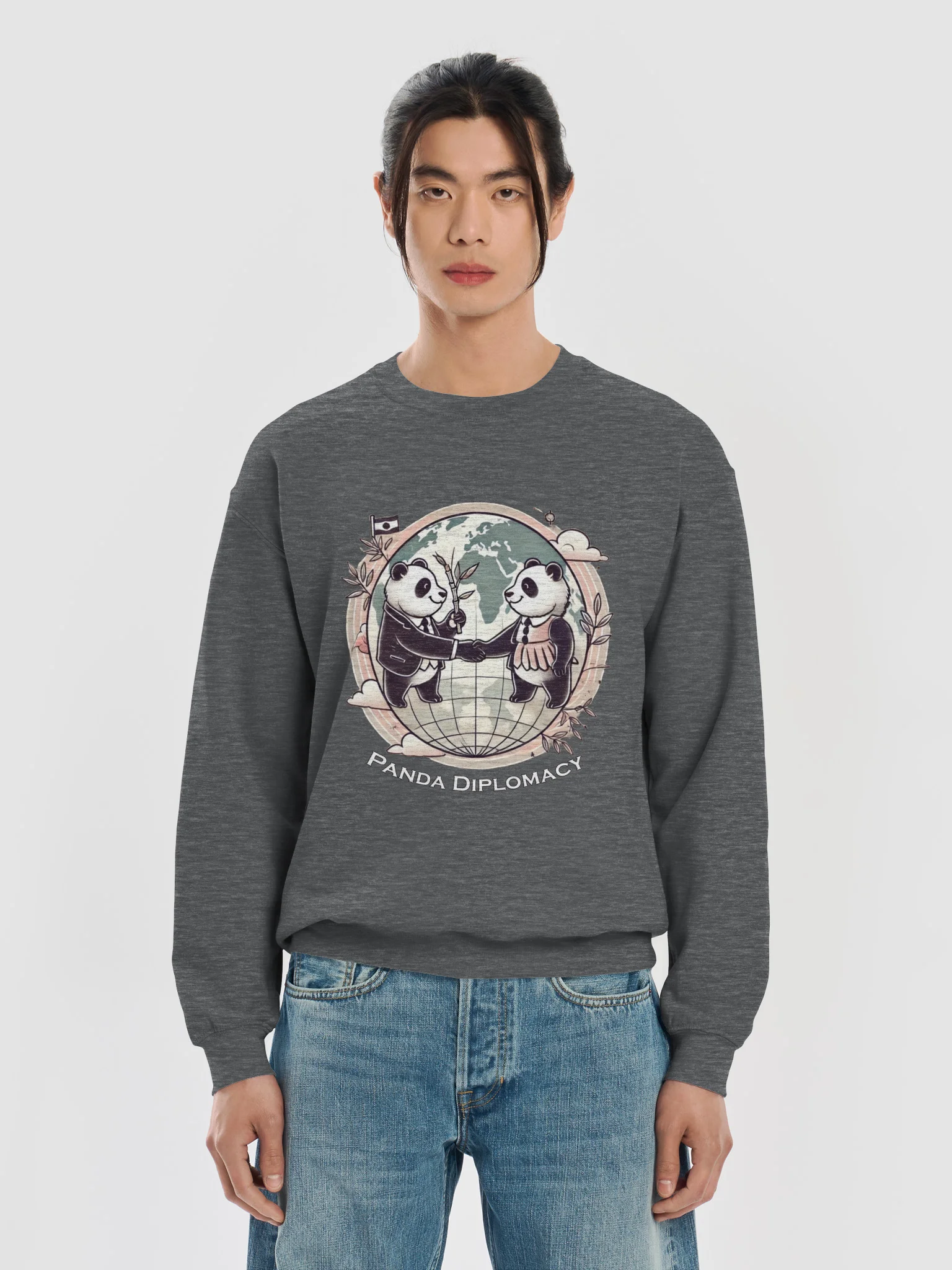 Panda Diplomacy Crew (Dark Colors) product image (2)
