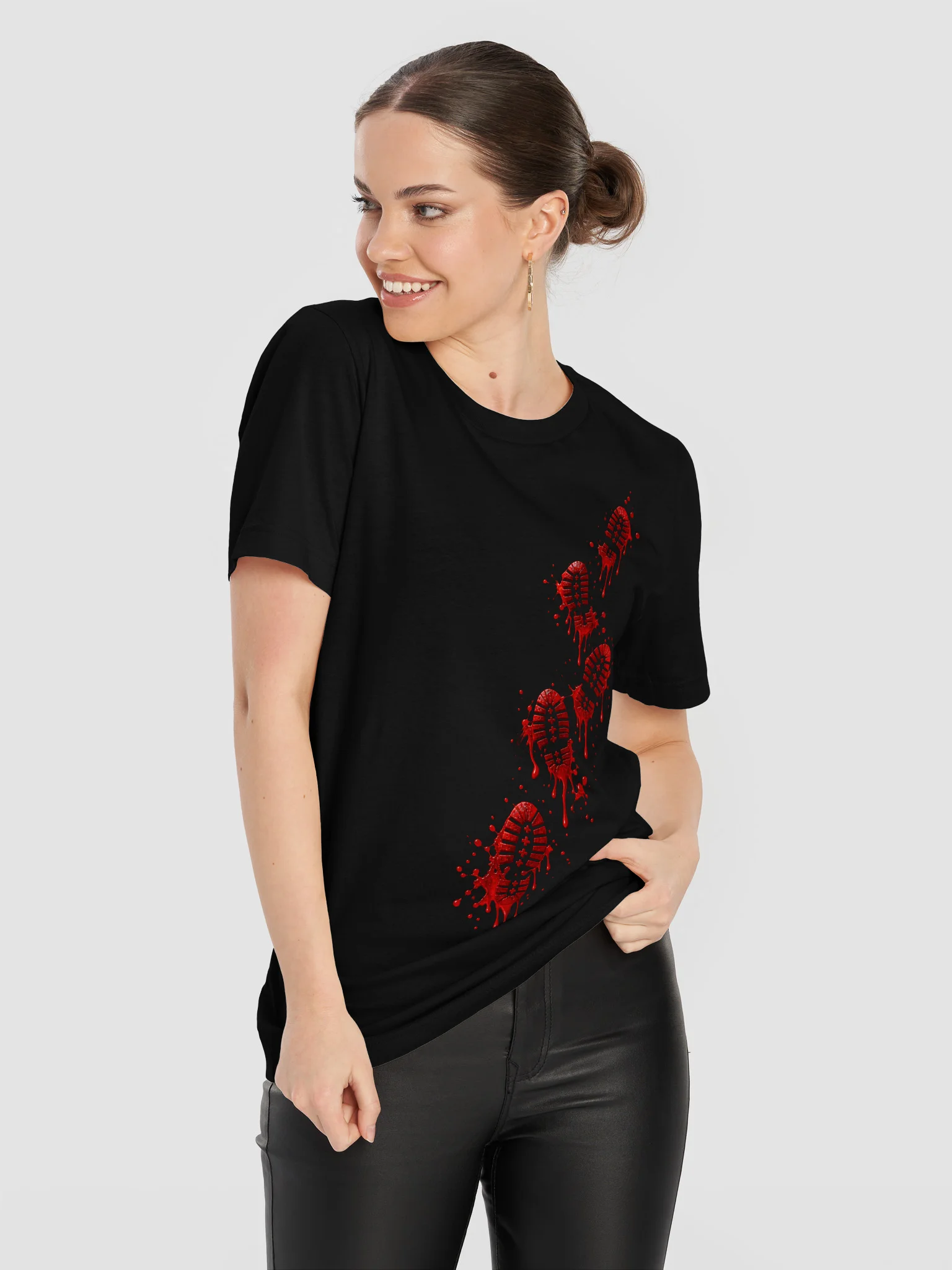 Pretty Face, Deadly Intentions — Halloween Graphic Tee product image (22)