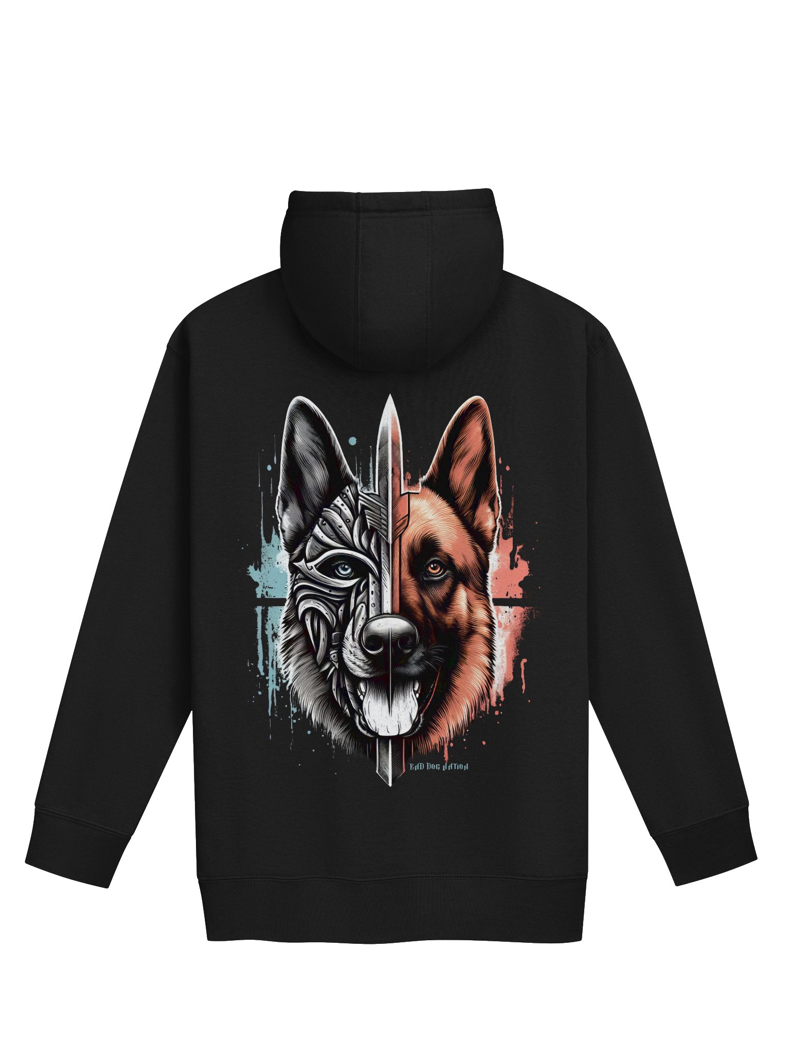 Warrior Malinois Mask - Premium Adult Unisex Hoodie product image (1)