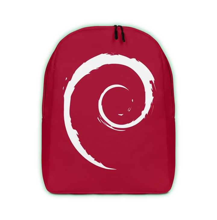 Backpack with Debian Swirl product image (1)