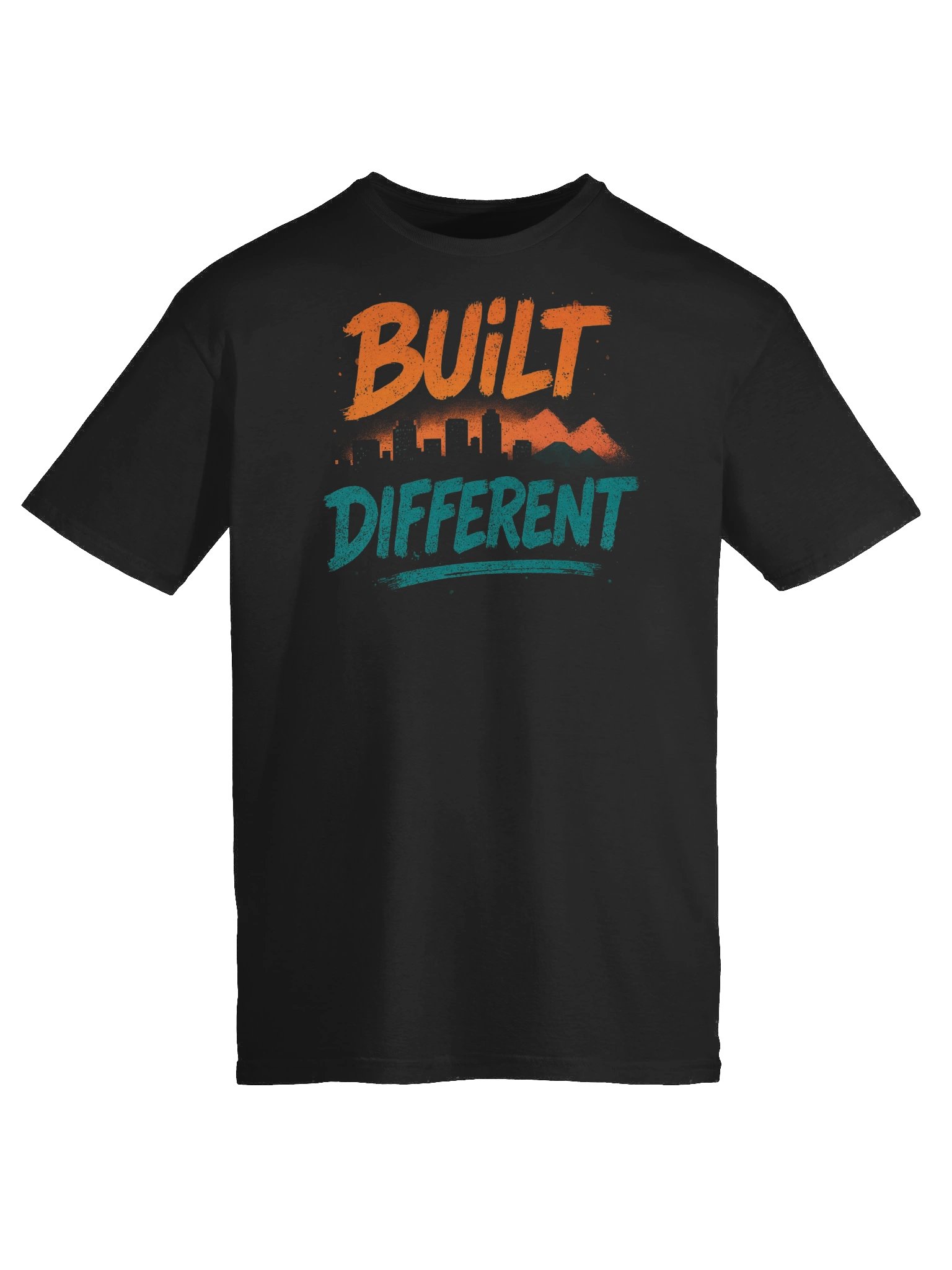 BUILT DIFFERENT CITYSCAPE Graphic T-Shirt product image (3)