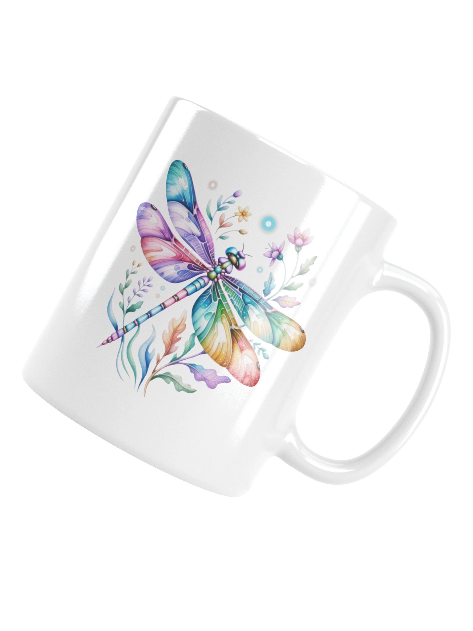 Rainbow Dragonfly Glow Coffee Mug product image (18)