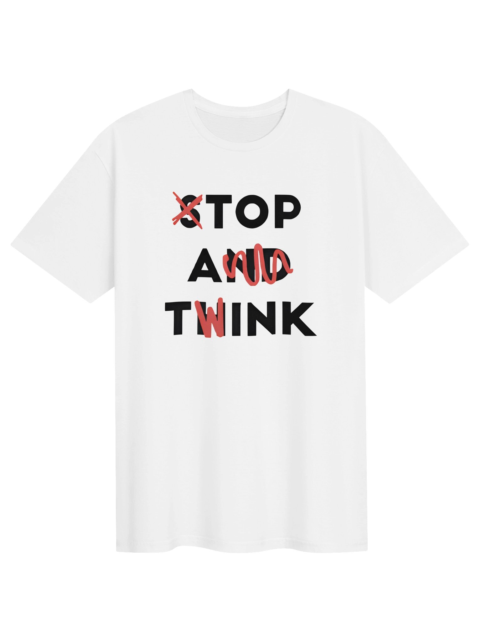 Stop and Think Top A Twink Oversized Tee product image (3)
