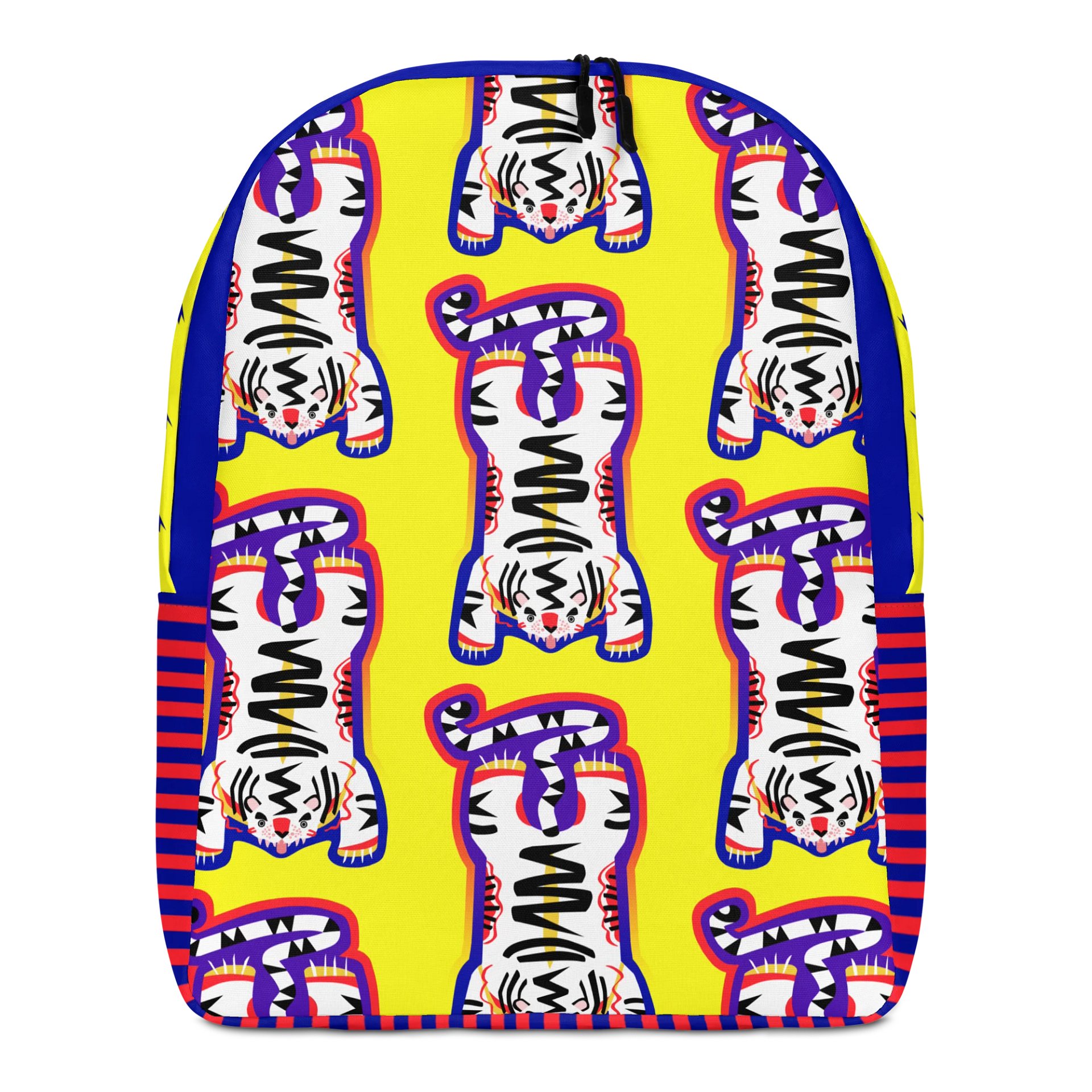 Purple & Yellow Tiger Backpack product image (3)