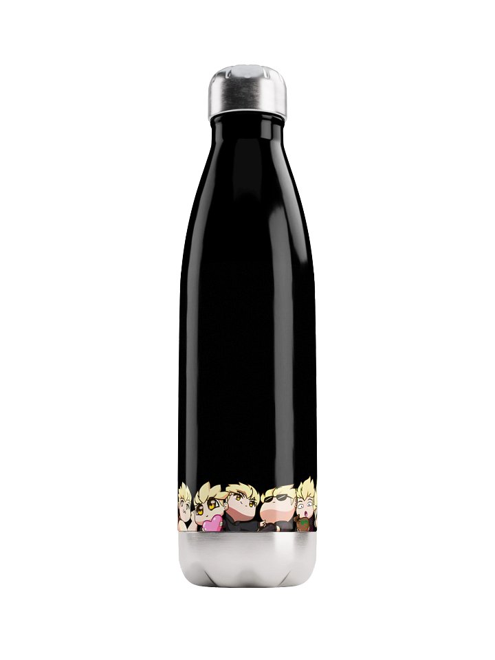 Stainless Steel Water Bottle | All Emotes | Black product image (1)