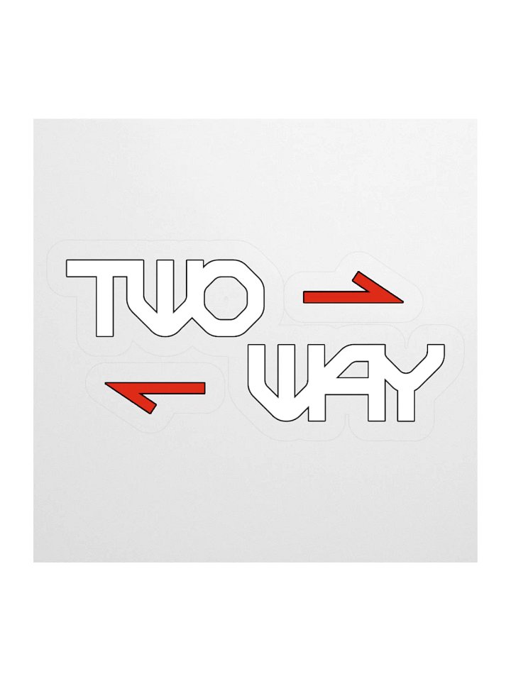 Pegatina Logo Alternativo Two Way 🎧 product image (2)