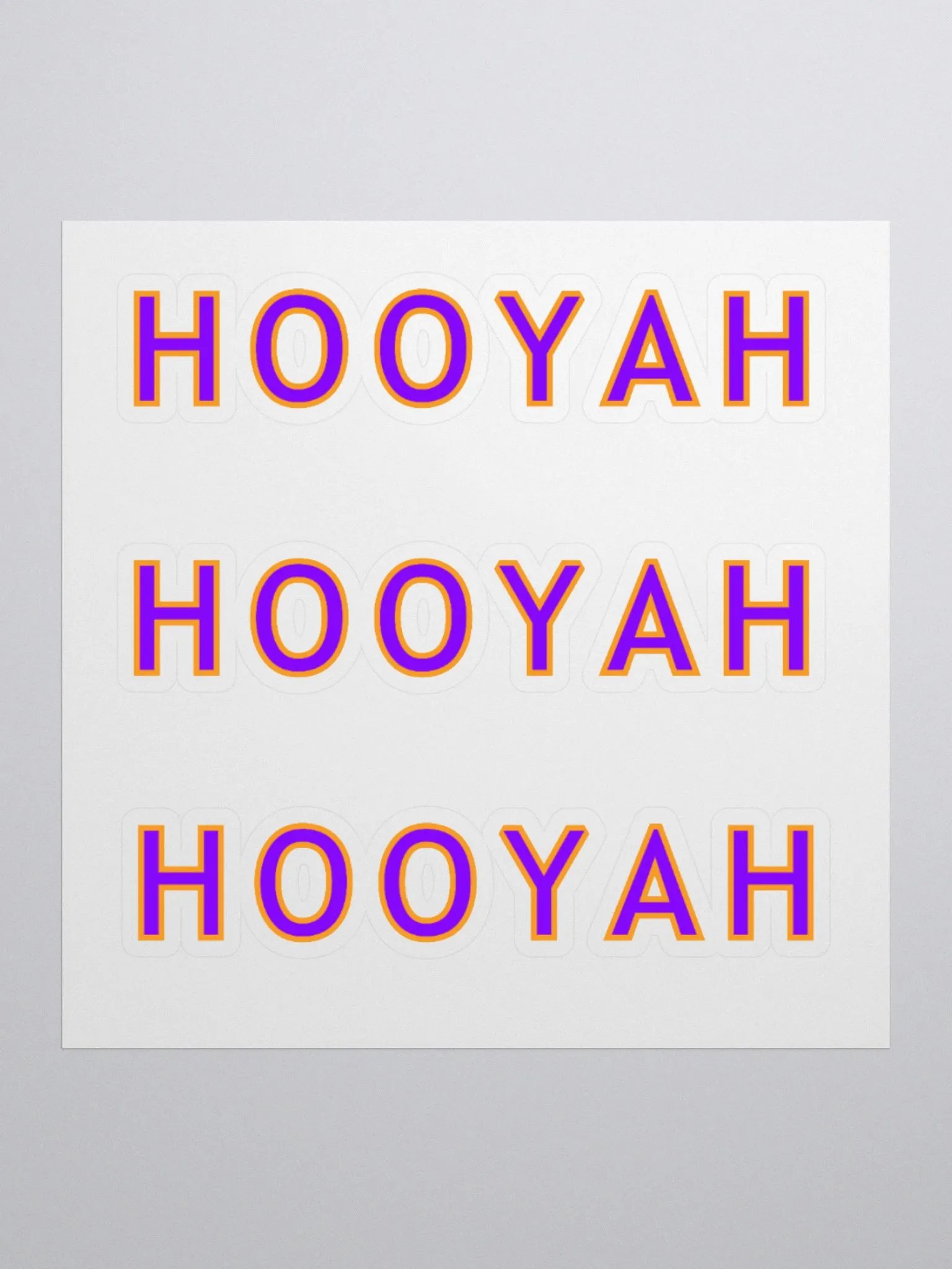 Hooyah 3x Stickers product image (1)