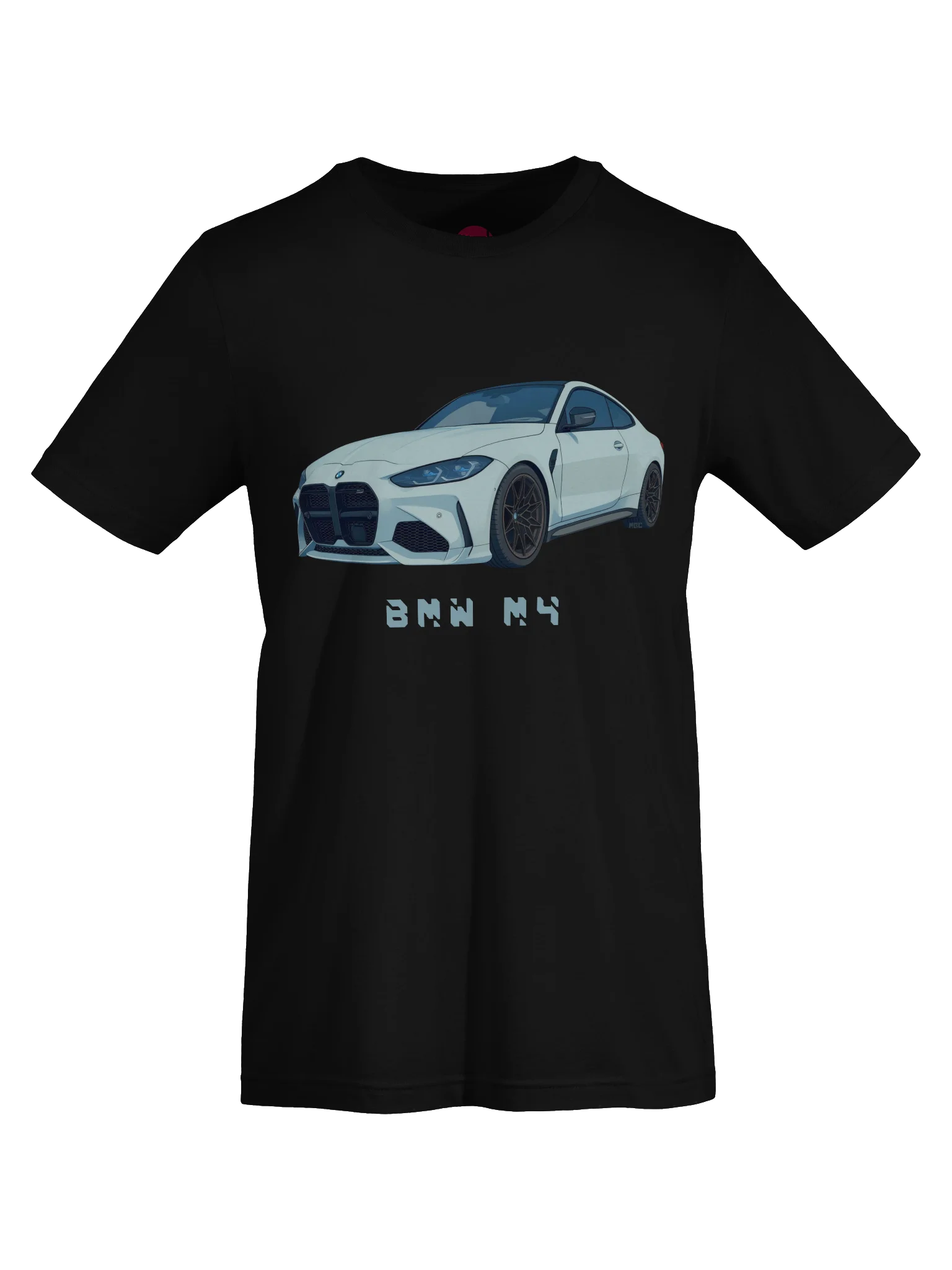 Grey BMW M4 Shirt (Retro, Sketch, Silhouette) product image (62)