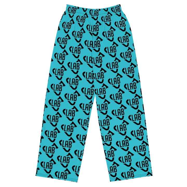 Vintage LaB Logo All-Over Print Wide-Leg Pants product image (1)
