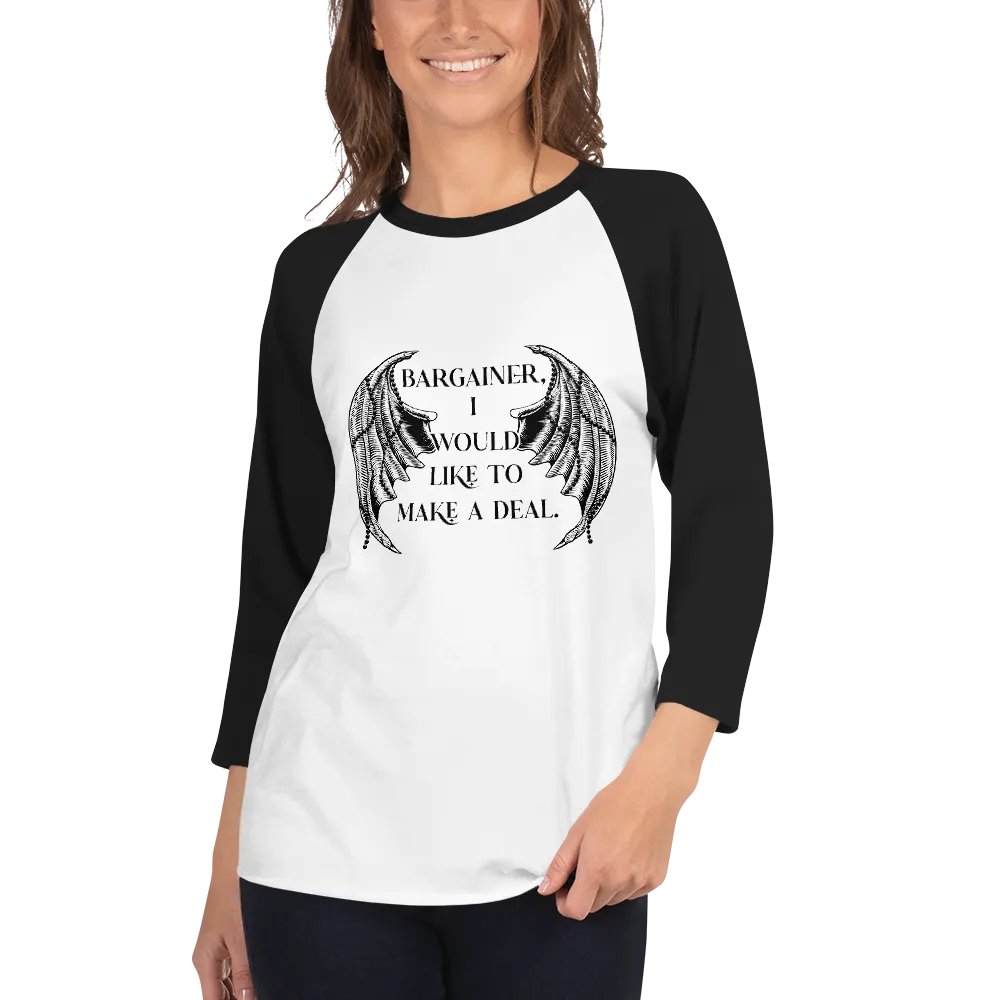 Bargainer Calling Card Fine Jersey Raglan Tee product image (34)
