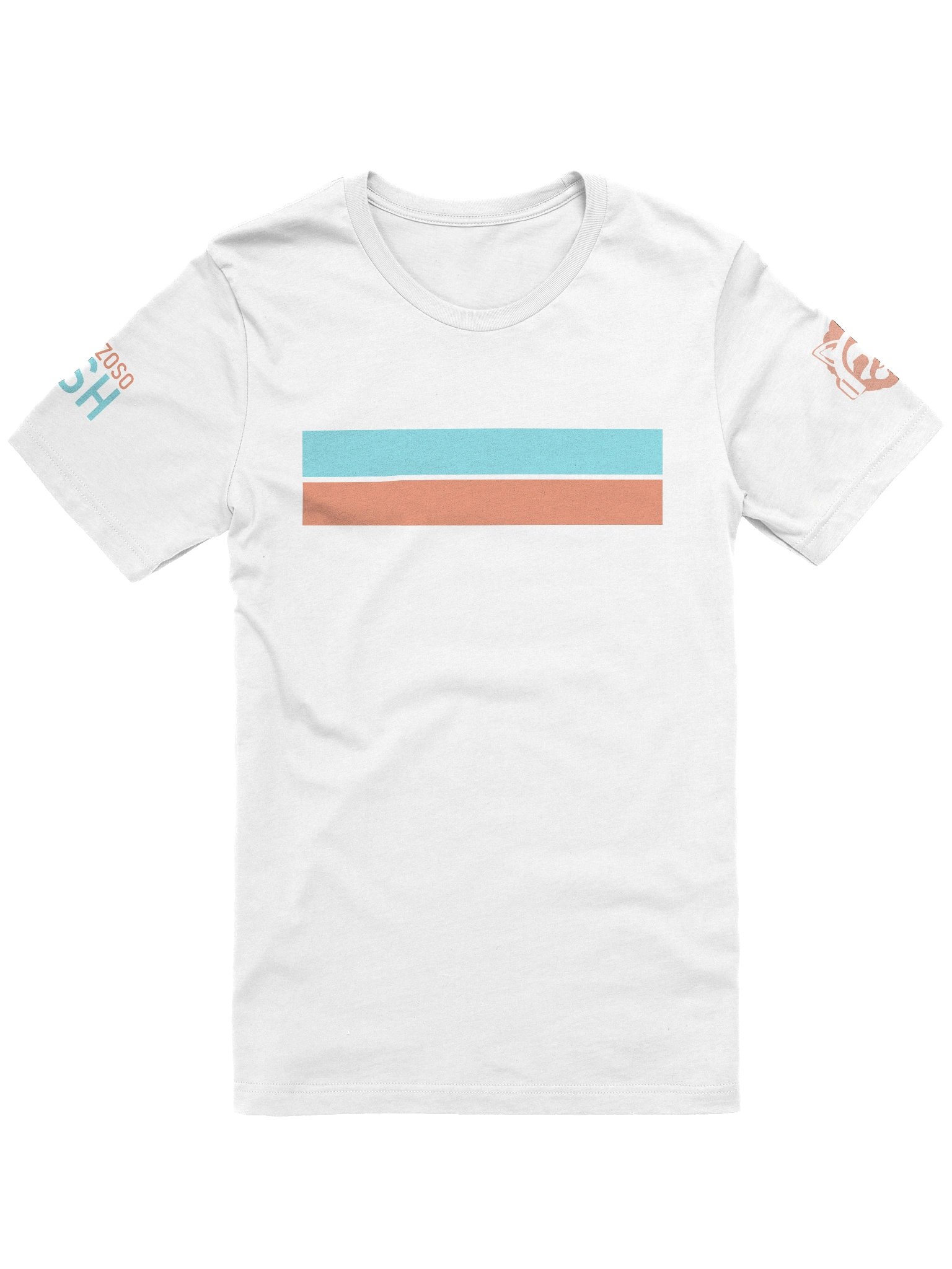 Slothfish shirt Orange/blue product image (1)