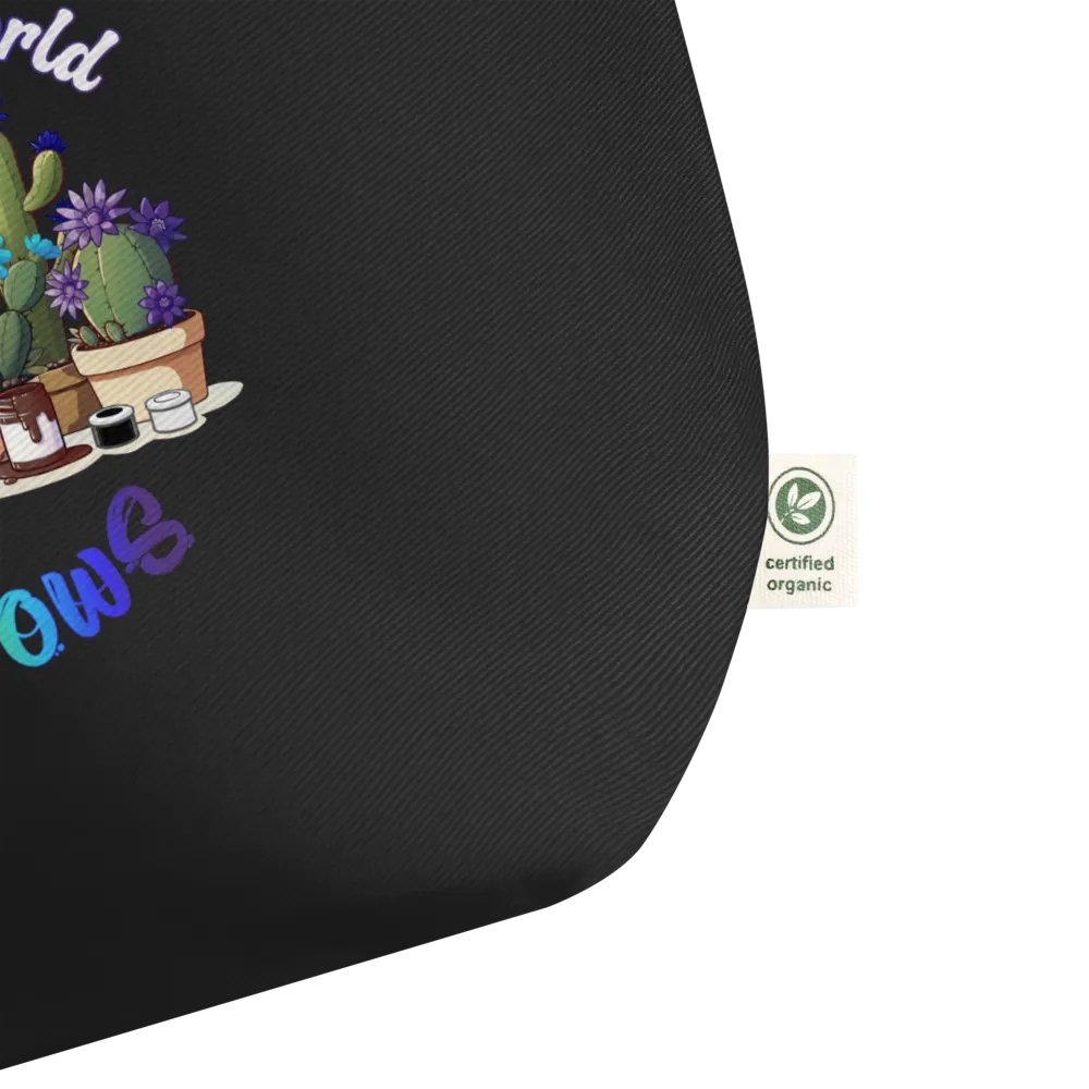 Rainbow Kitten Artist Organic Cotton Tote product image (3)