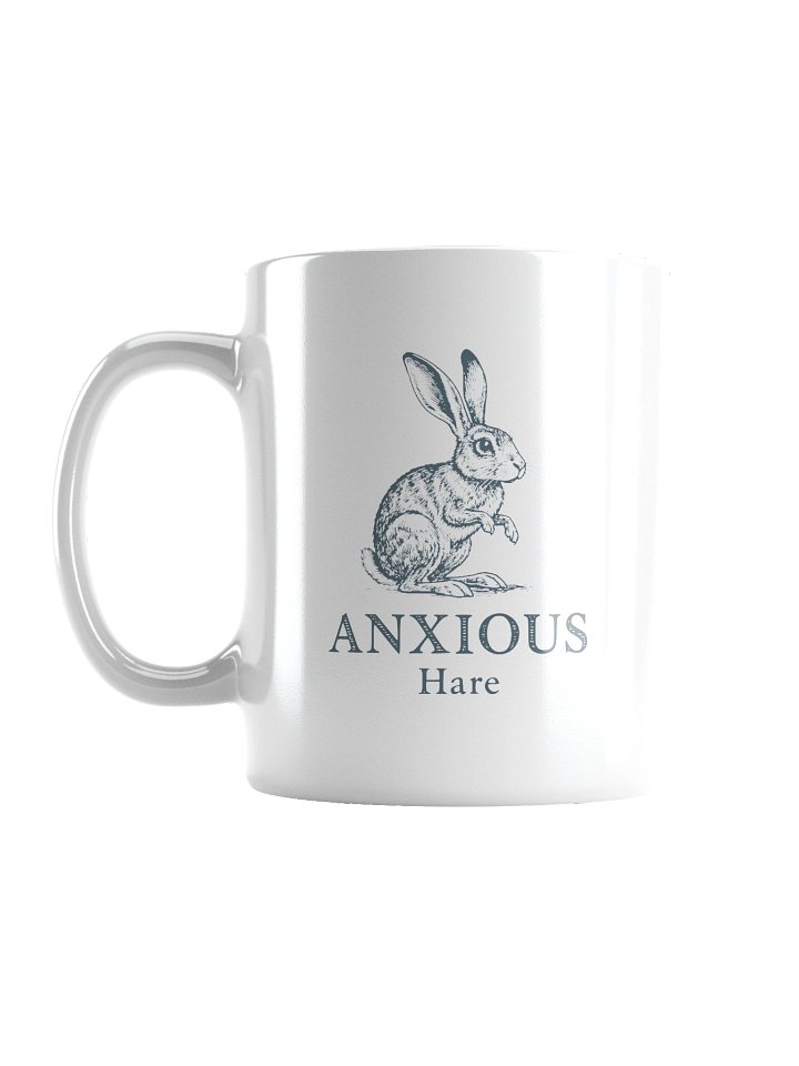 Anxious Hare Ceramic Mug product image (1)